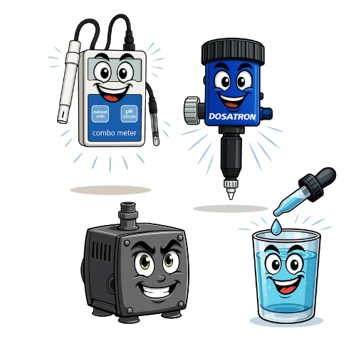 Hydro Oasis Tank Control Mascots