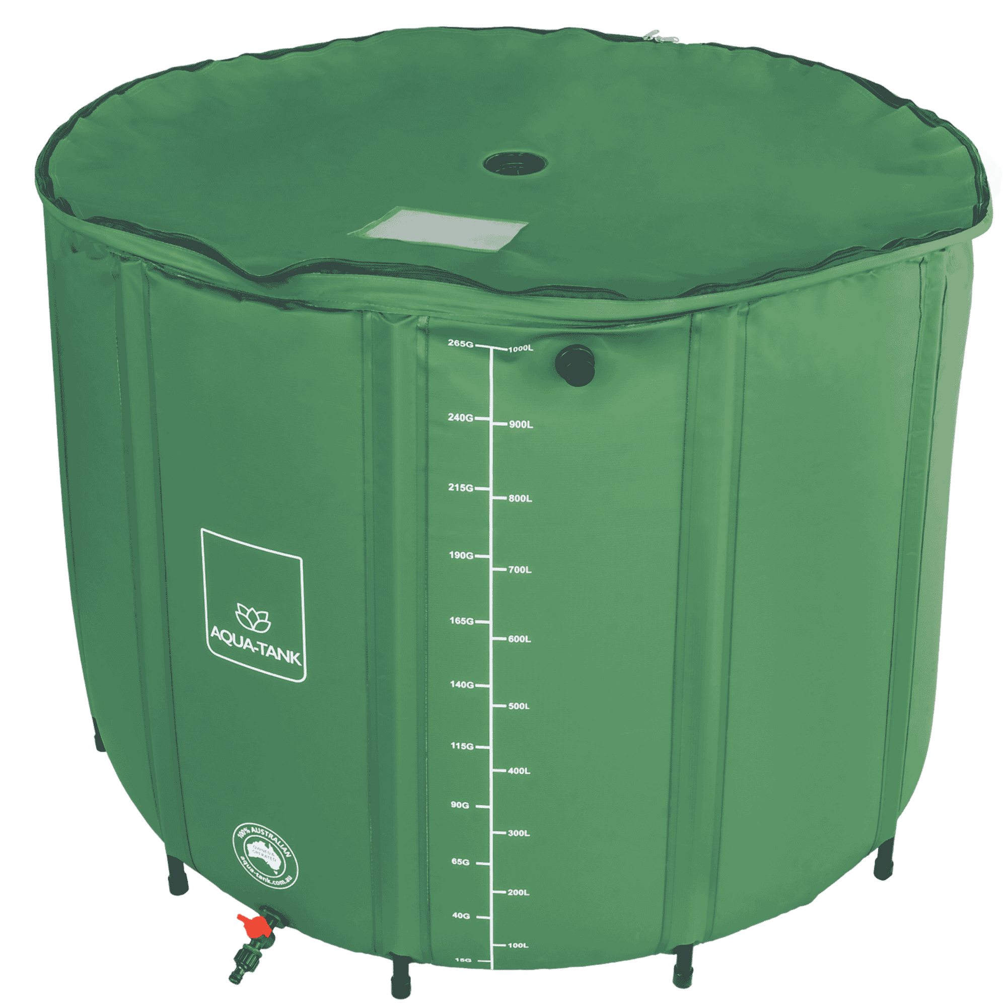 Aqua-Tank Flexible Water Tank - 1000L Top View