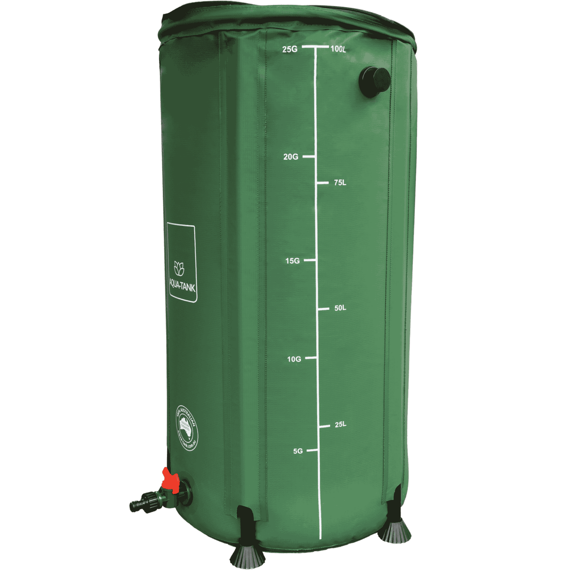 Aqua-Tank Flexible Water Tank - 100L Side View