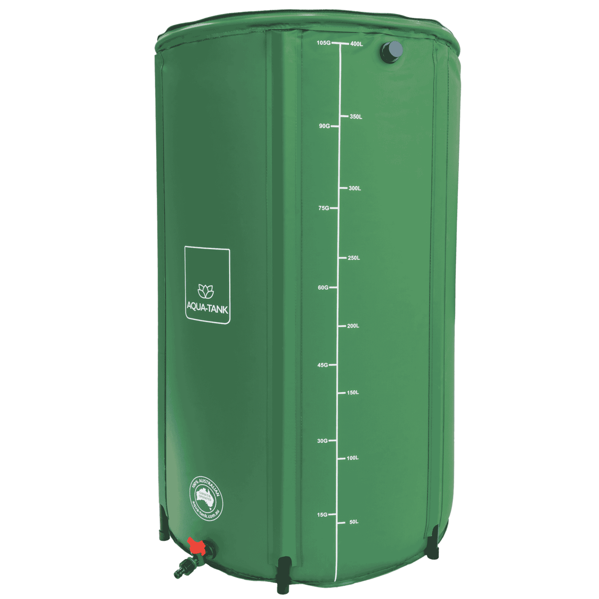 Aqua-Tank Flexible Water Tank - 400L Side View