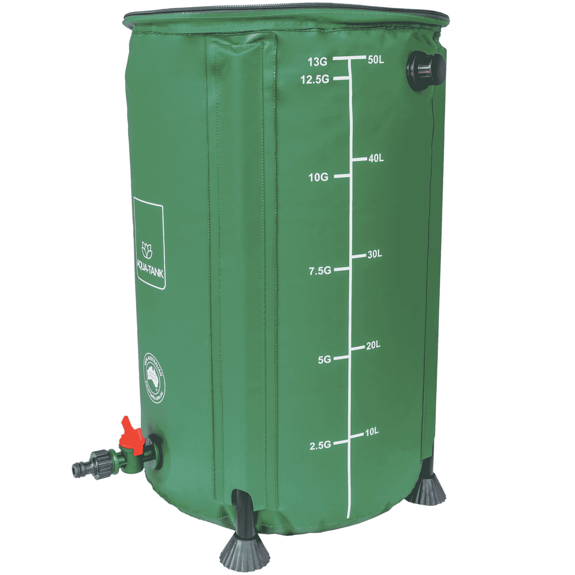 Aqua-Tank Flexible Water Tank - 50L Side View