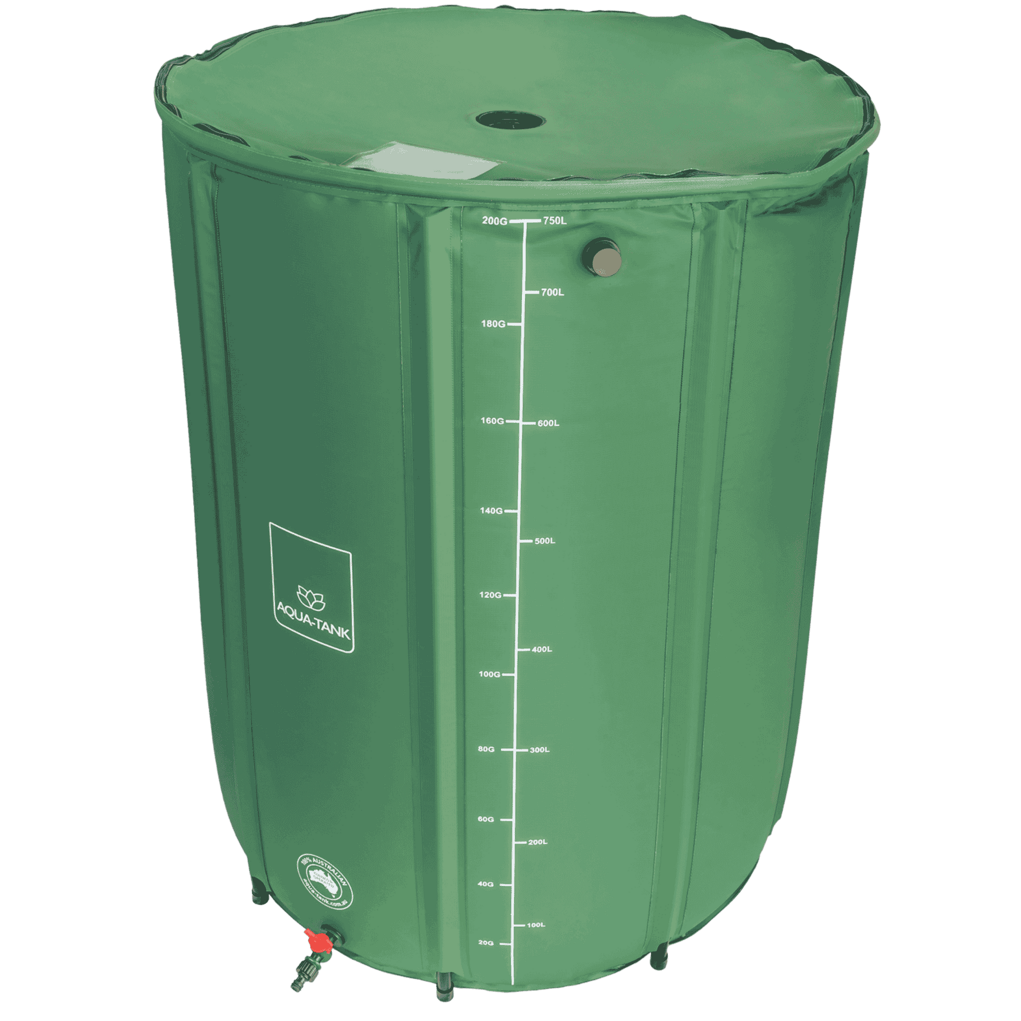 Aqua-Tank Flexible Water Tank - 750L Top View