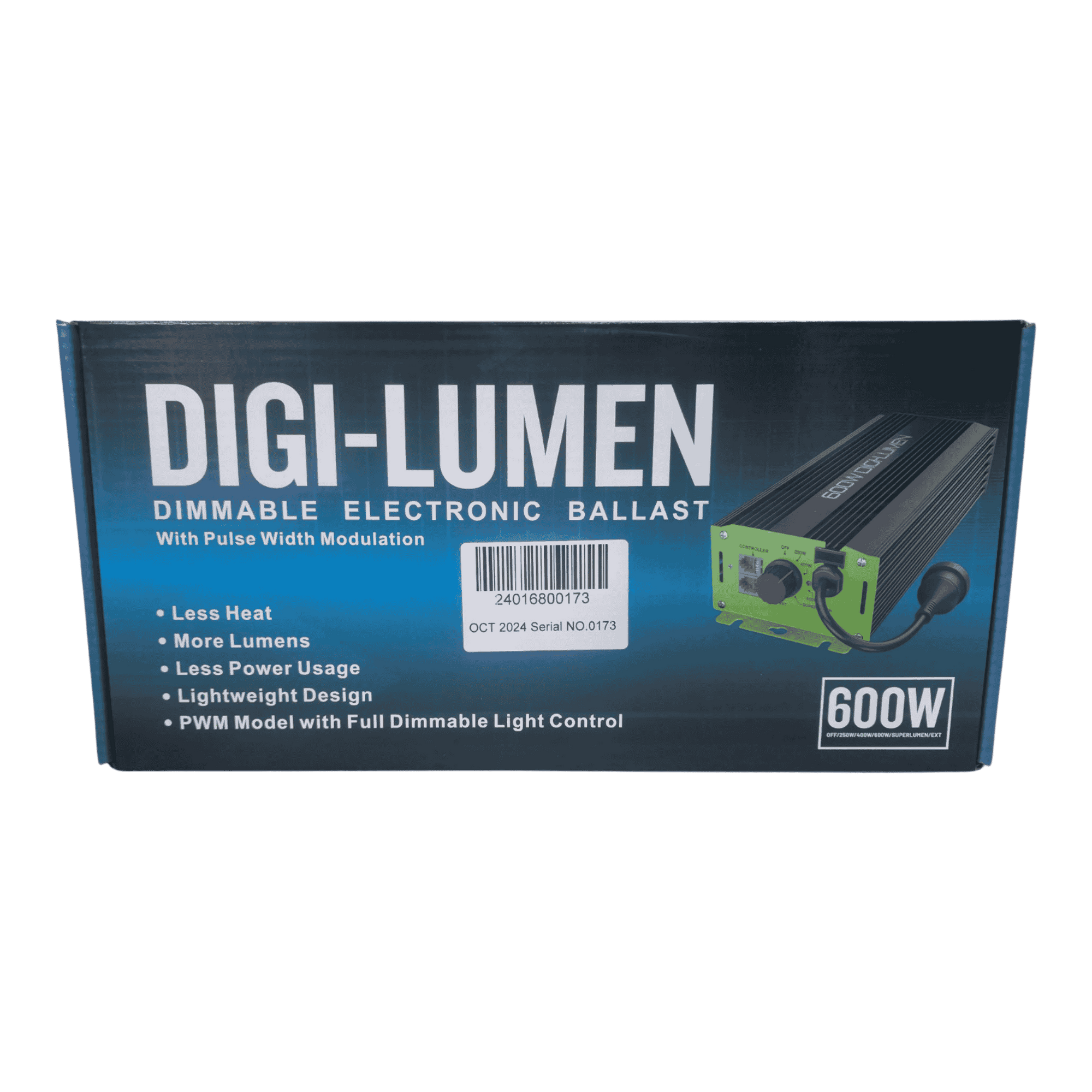 DIGI-LUMEN 600W Dimmable Electronic Ballast PWM
