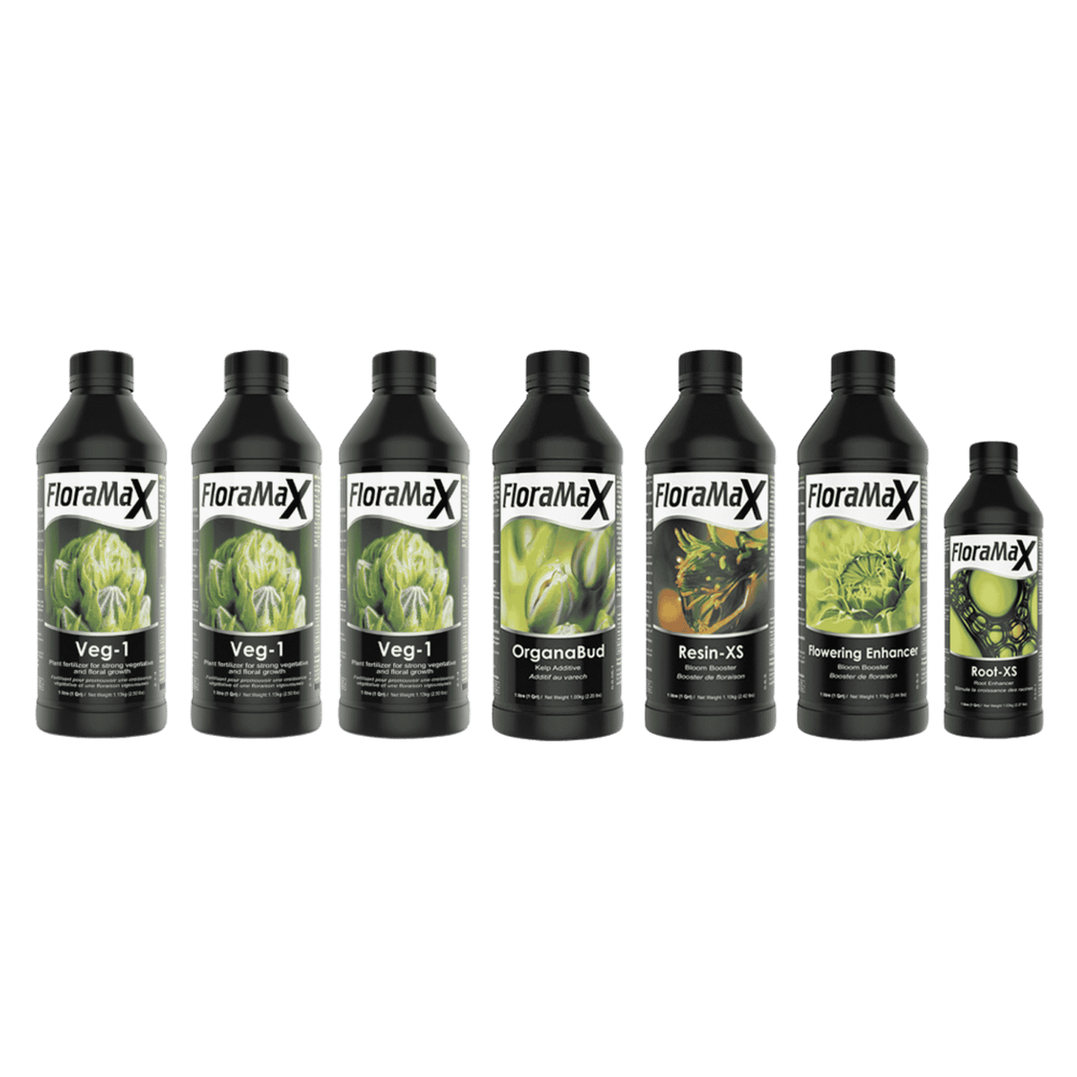 FloraMax Veg-1 Starter Kit — Complete Seed-to-Harvest Nutrient Bundle for Hydro Coco & Soil