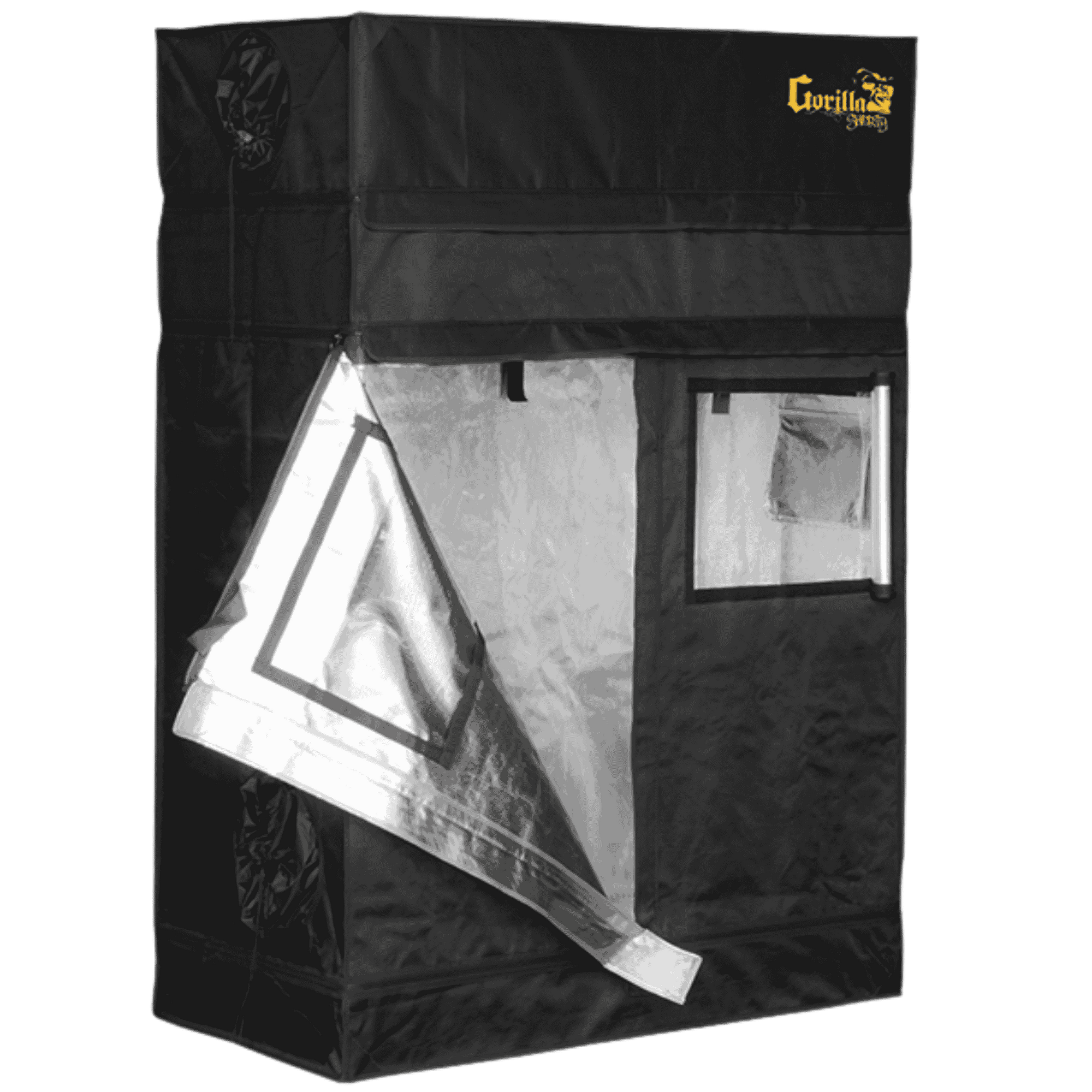 Gorilla Grow Tent Shorty 2' x 4' - Side View Open