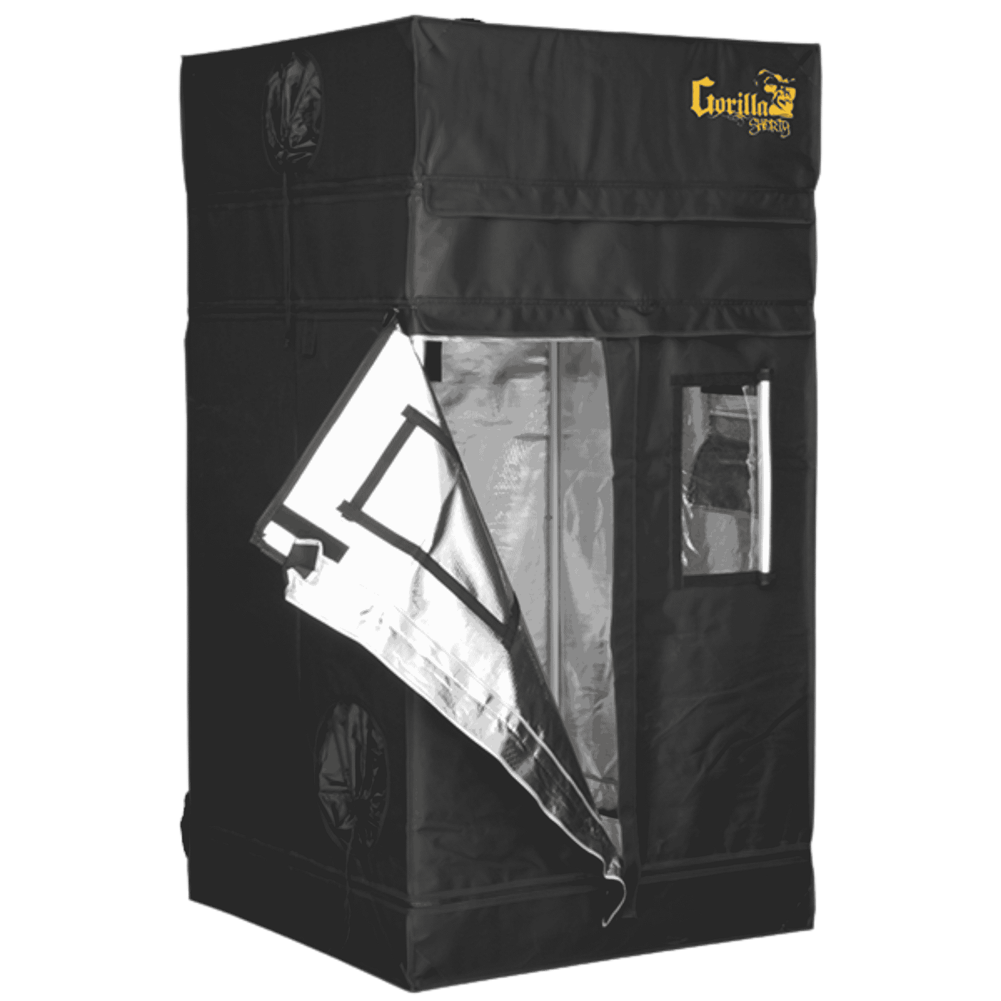 Gorilla Grow Tent Shorty 3' x 3' - Side View Open
