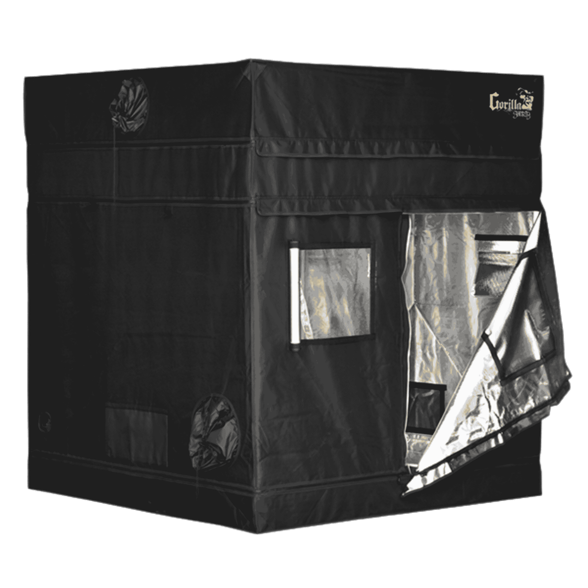 Gorilla Grow Tent Shorty 5' x 5' - Side View Open
