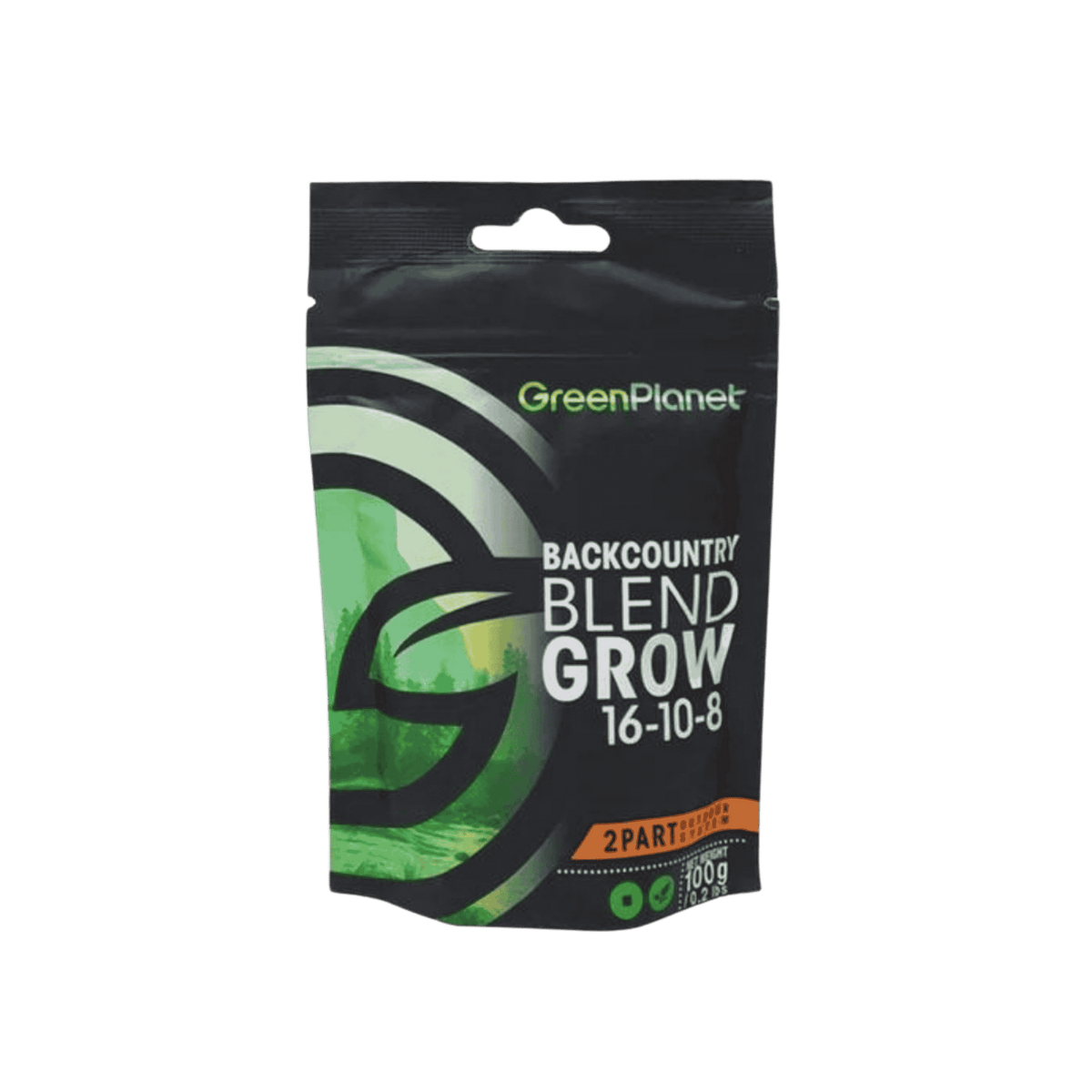 Green Planet Back Country Blend Grow - 100g — Slow-Release Granular Veg Base for Outdoor Soil