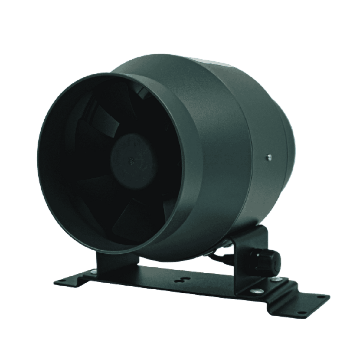 HVC EC Mixed Flow Inline Fan - 100mm — 4-inch EC Inline Duct Fan for Grow Room Ventilation