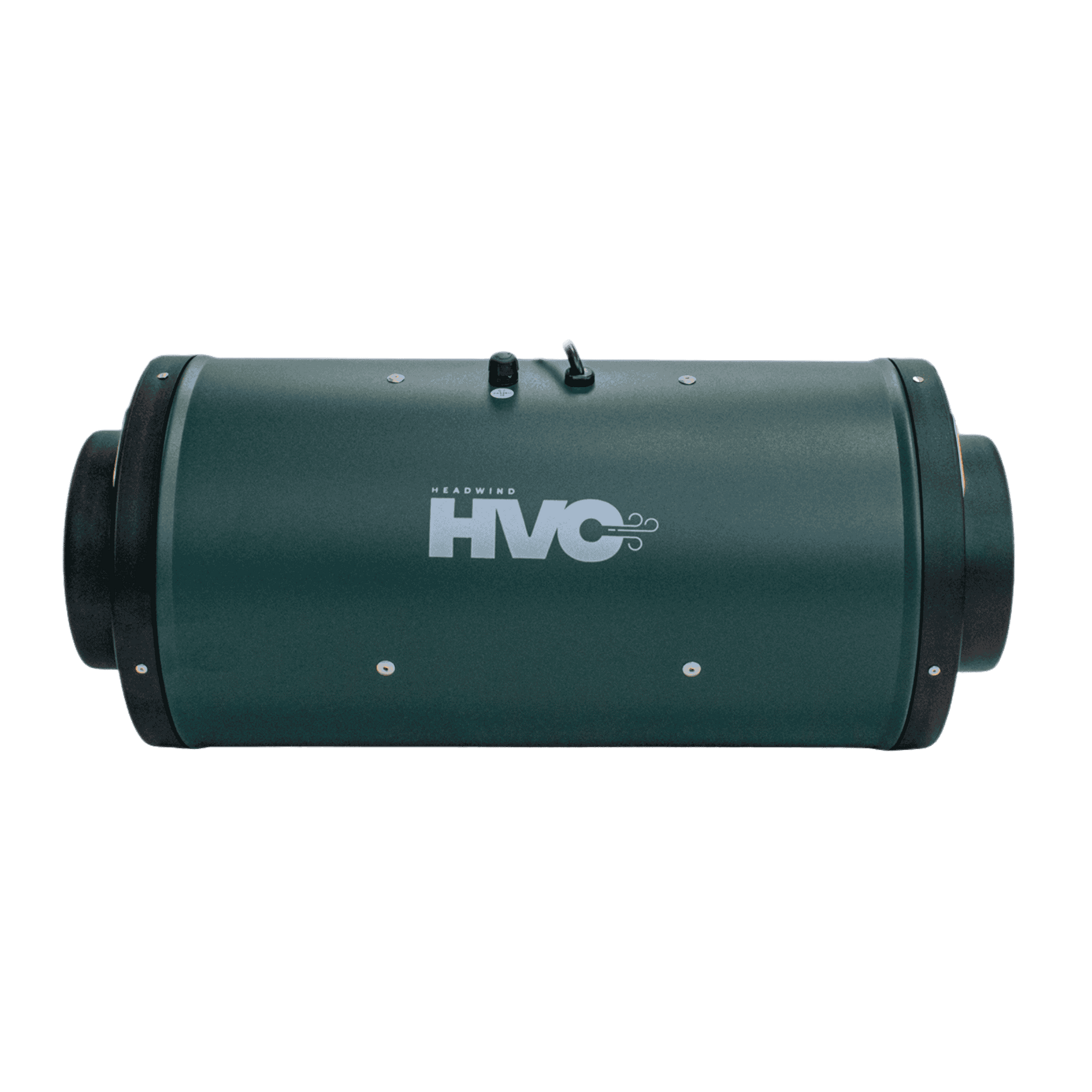 HVC Silenced EC Mixed Flow Inline Fan - Side View