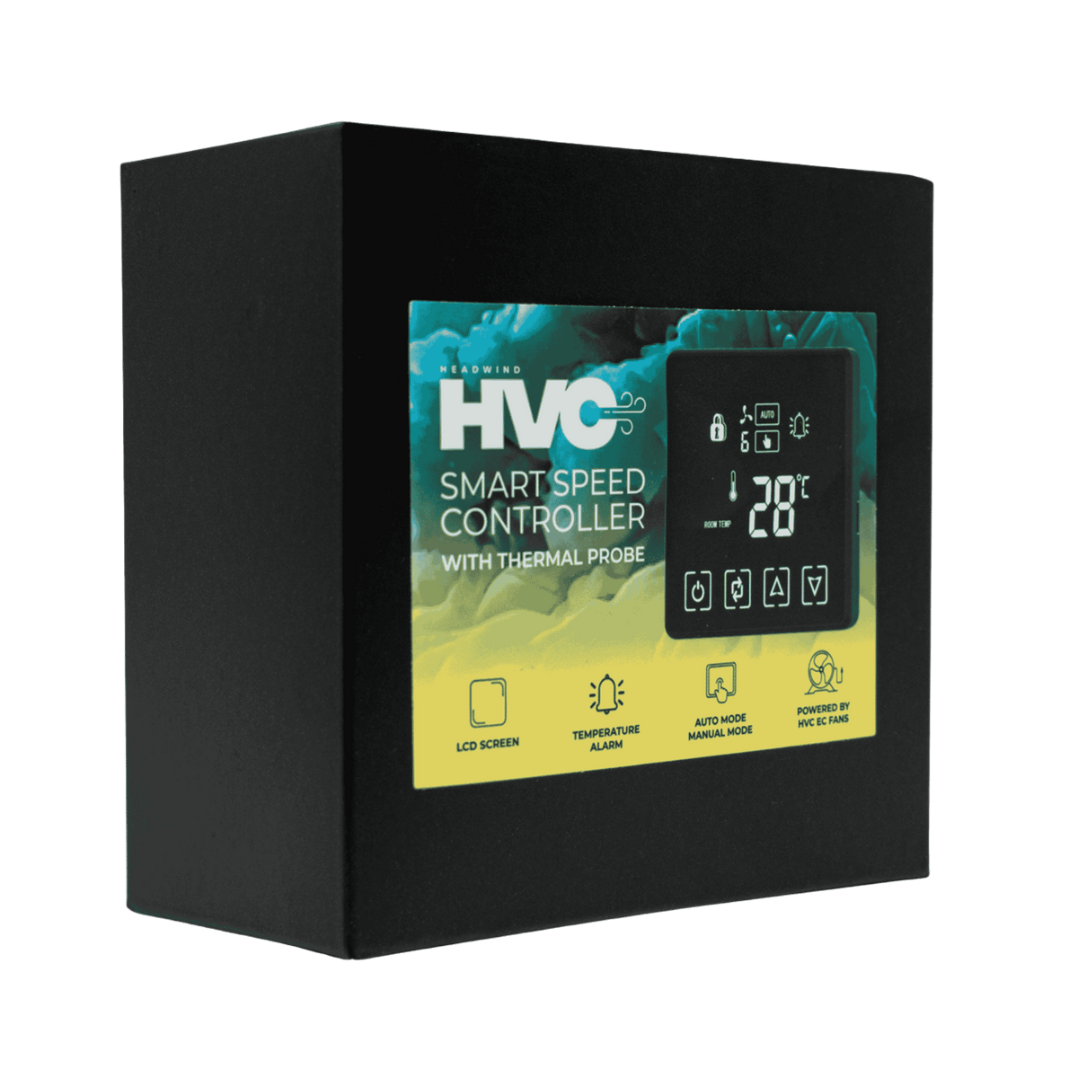 HVC Smart Speed Controller — Temperature-Driven EC Fan Controller with NTC Probe