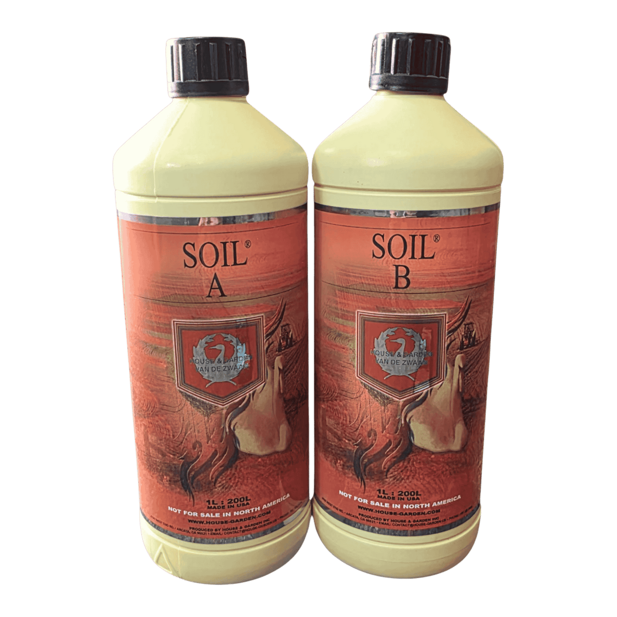 H&G Soil A+B - 1L — Two-Part Base Nutrient for Soil & Rich Soil Blends