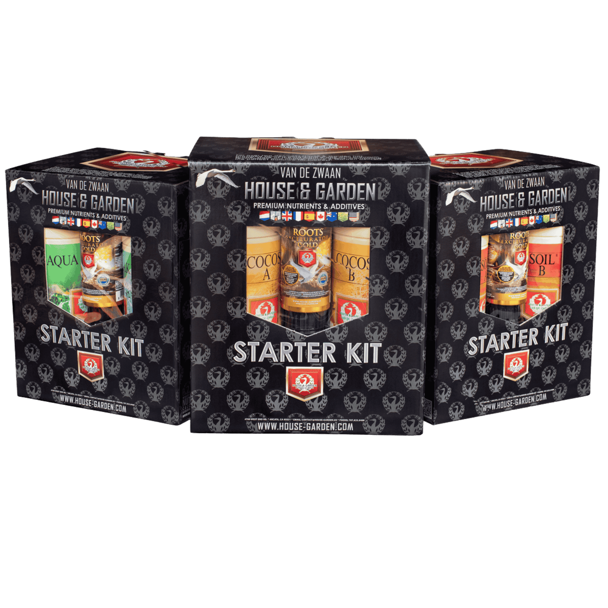 H&G Starter Kits — Complete Nutrient Packages for Soil Coco & Recirculating Hydro Systems