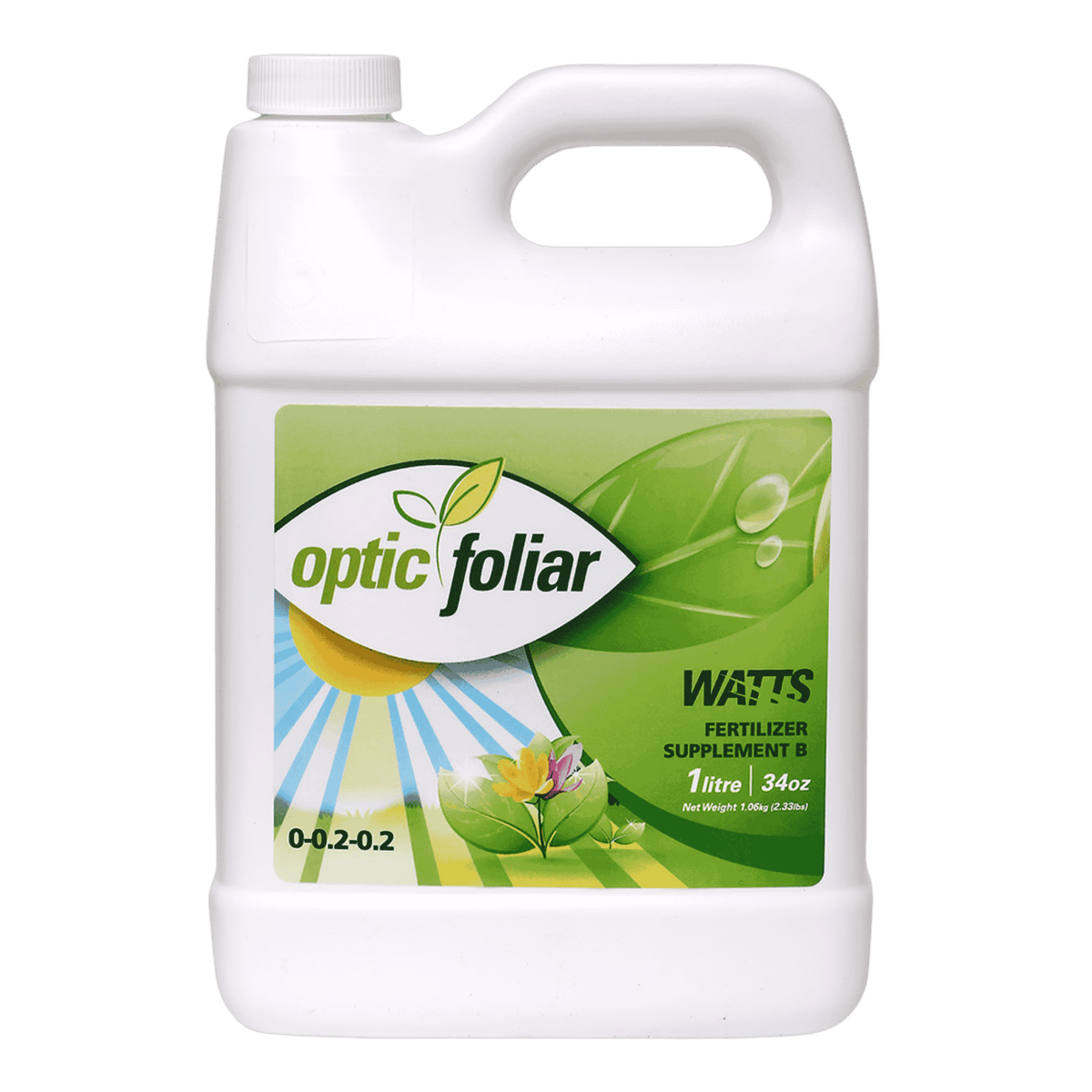 Optic Foliar WATTS - 1L — Light-Energy Catalyst for ATP & Chlorophyll Production