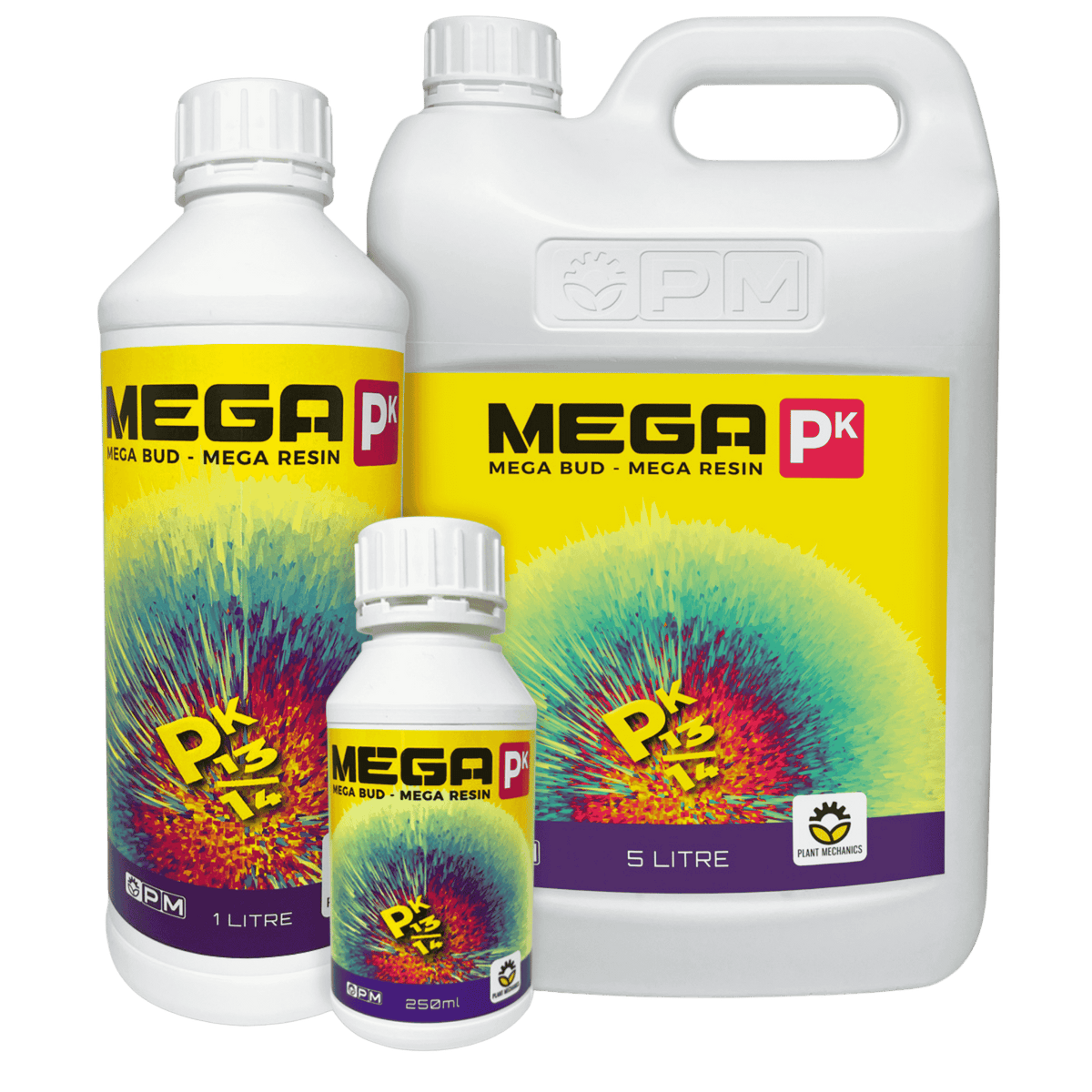 Plant Mechanics Mega PK - All Sizes — Bioavailable PK Flowering Enhancer for Bloom Density