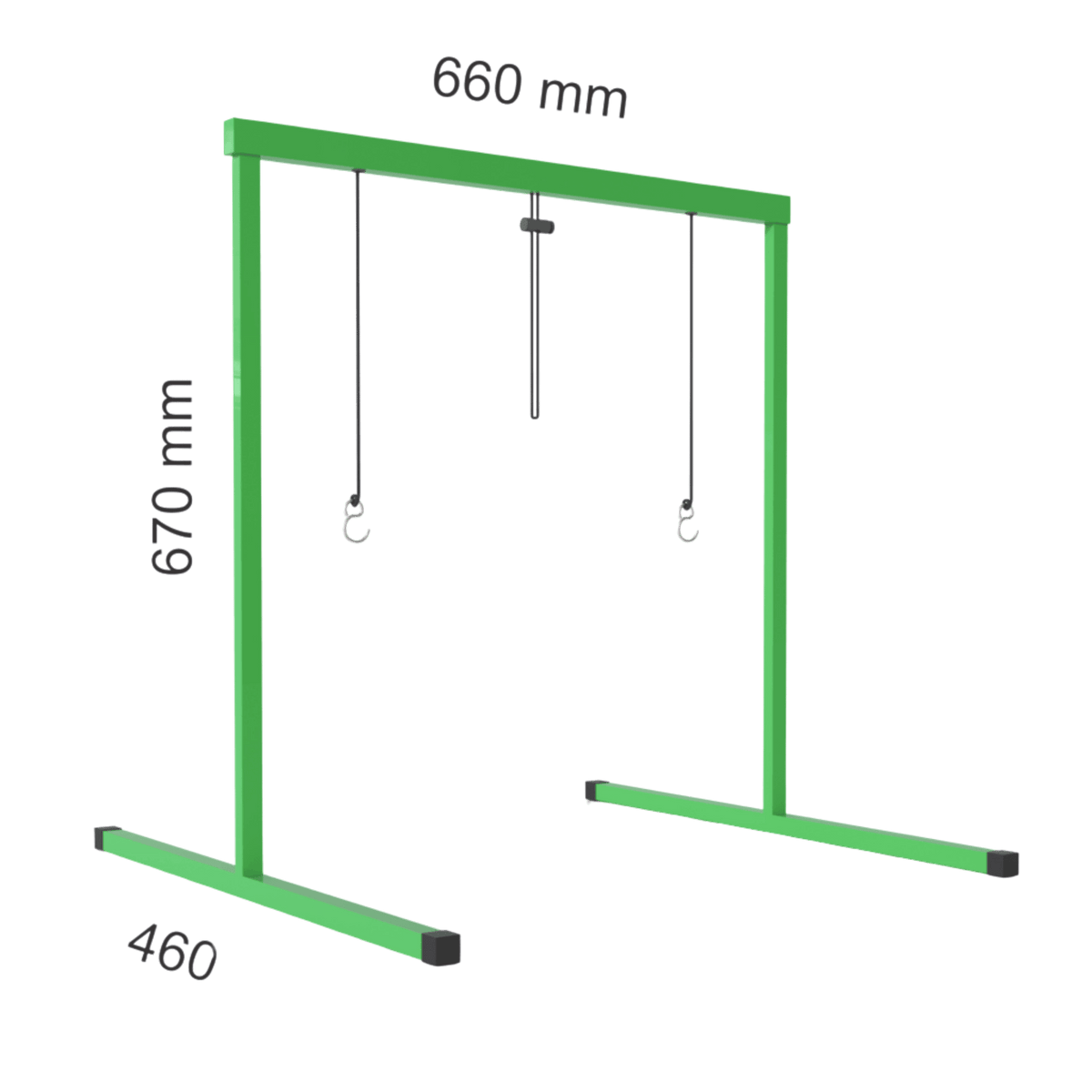 Pro Grow LED Stand — Adjustable 2ft Support Bracket for LED & Fluorescent Baton Lights