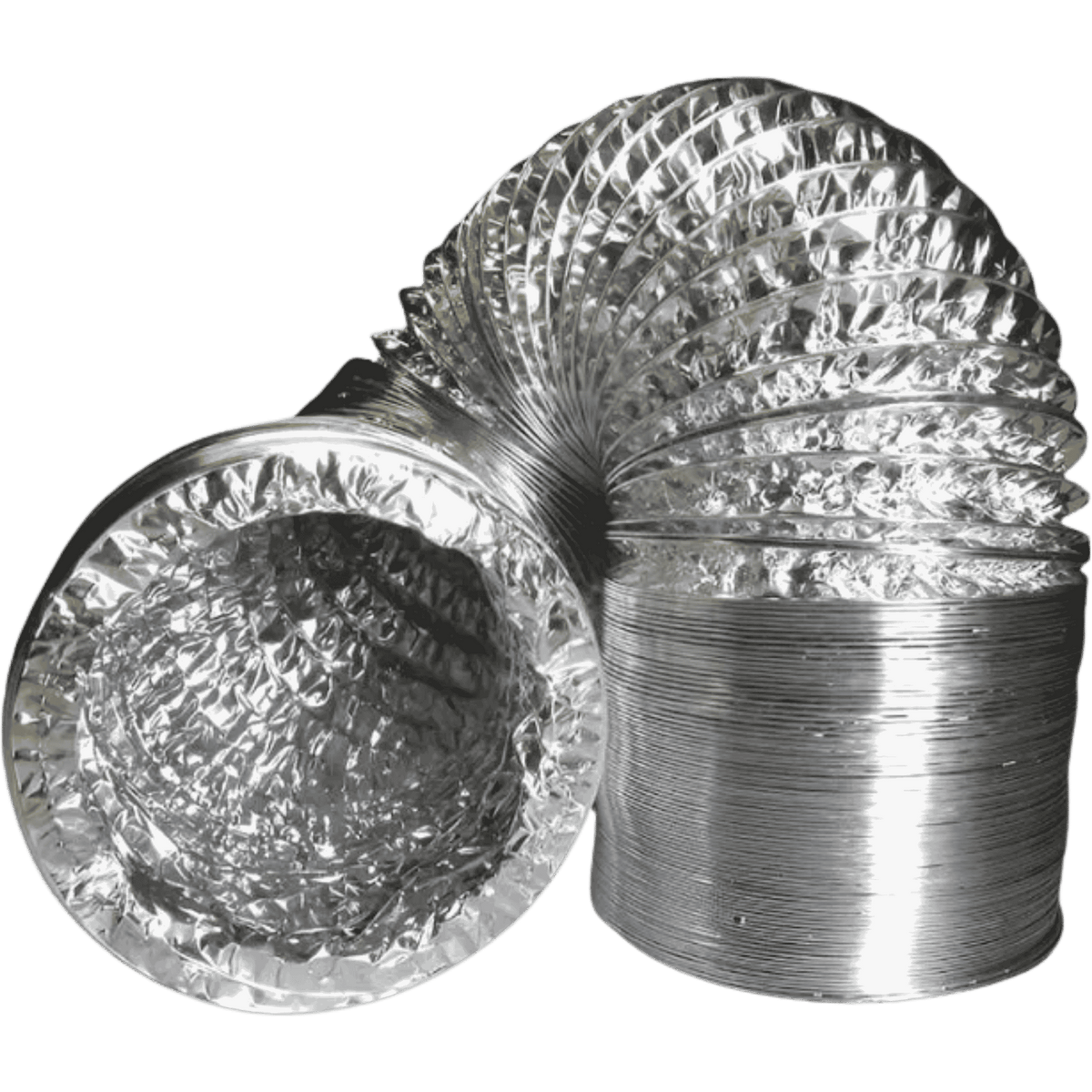 SeaHawk Aluminium Ducting - 5m — Flexible Reinforced Aluminium Foil Duct for Grow Rooms