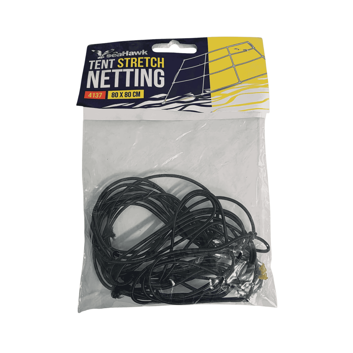 SeaHawk Stretch Net - 80 x 80cm — Elastic Plant Support Net for Grow Tent Canopy Management