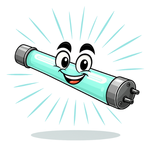Hydro Oasis Fluorescent Lighting Mascot