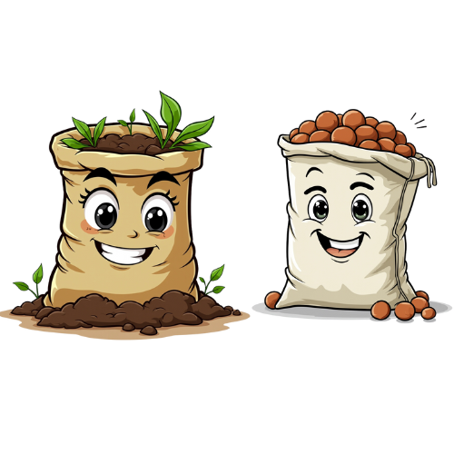 Hydro Oasis Growing Media Mascots