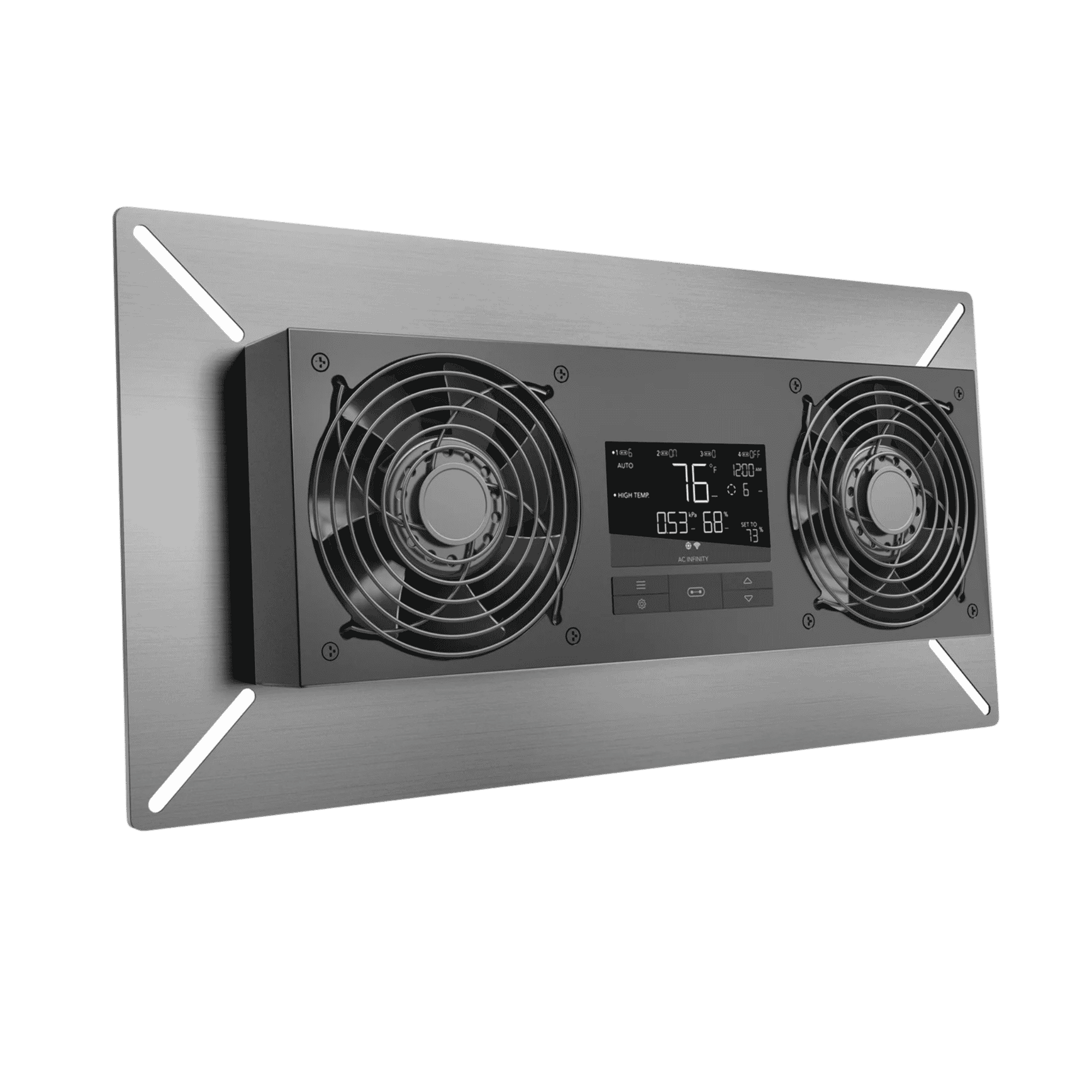 AC Infinity AIRTITAN T8 — Dual-Fan Wall-Mounted Exhaust Ventilator with PWM DC Motors