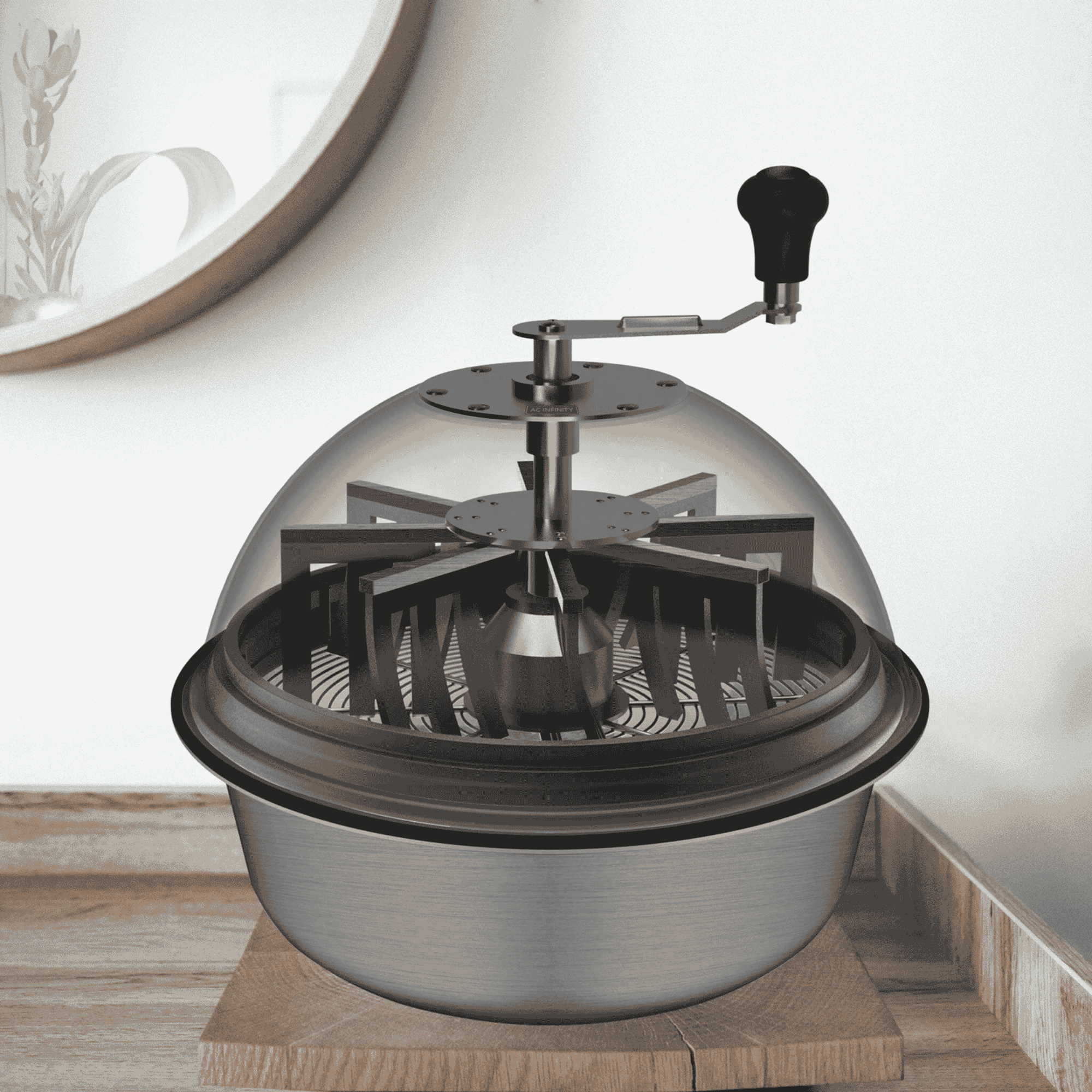 AC Infinity Bowl Trimmer concept art — bowl trimmer in trimming workspace context