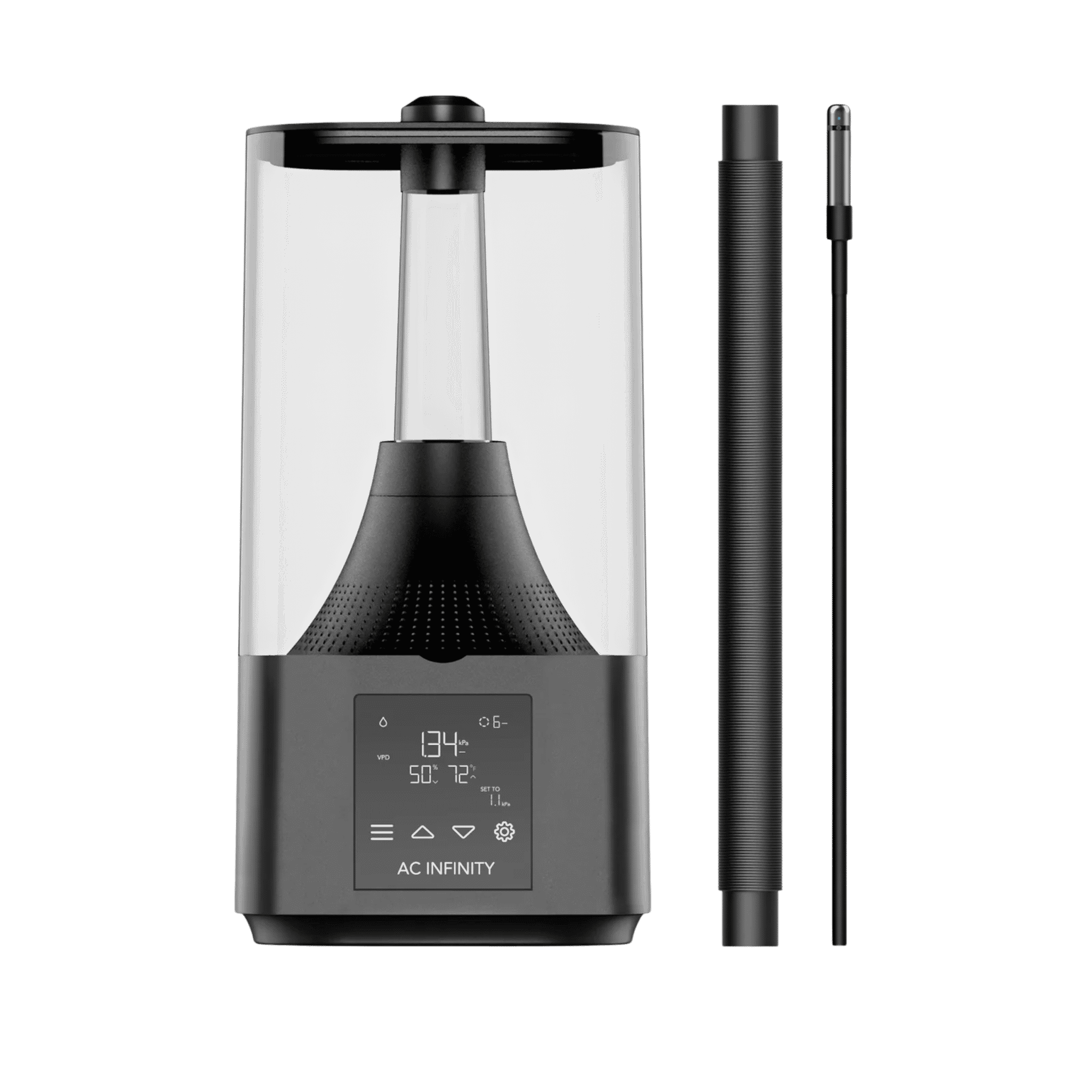 AC Infinity CLOUDFORGE T3 Humidifier — 4.5L Smart EC Ultrasonic Grow Room Humidifier