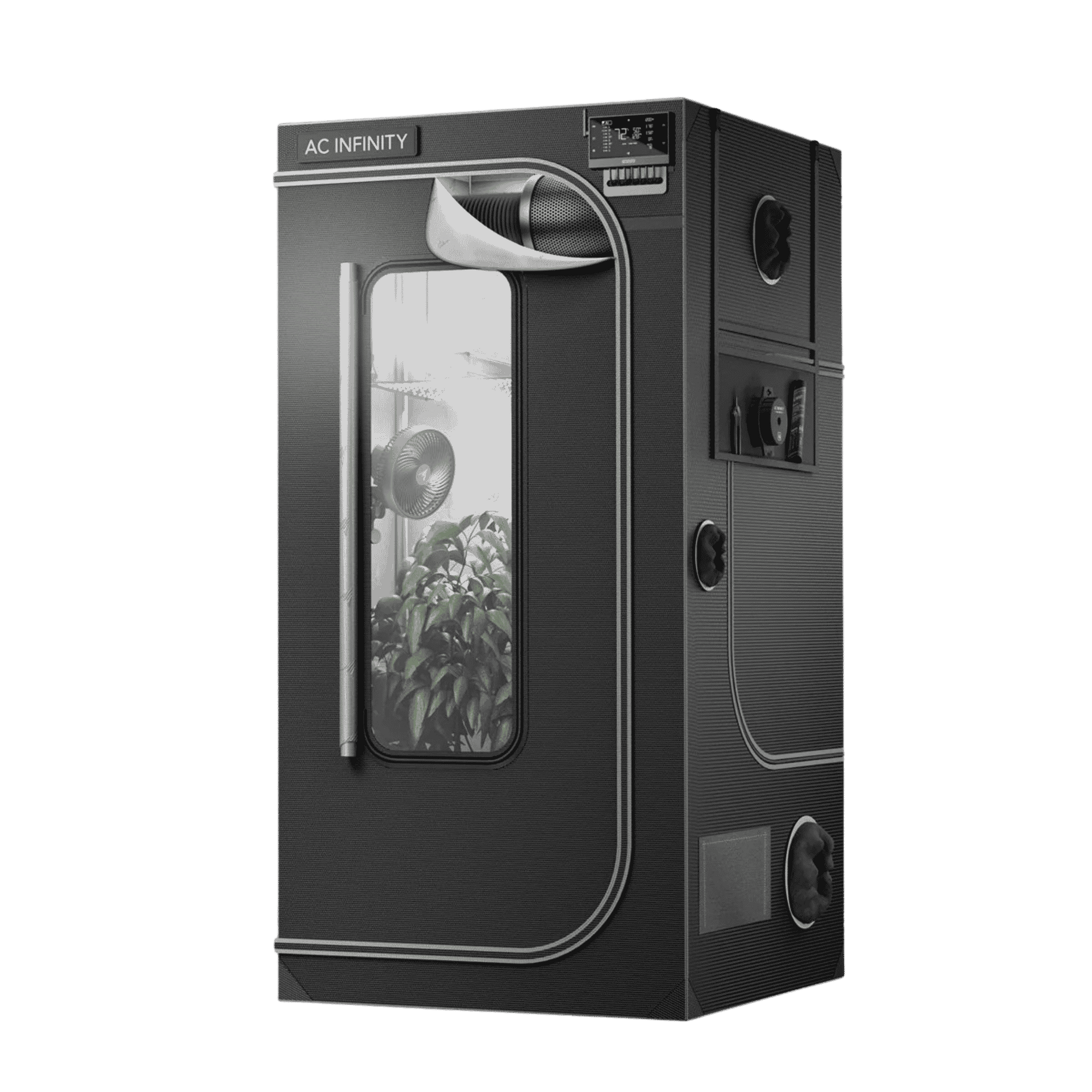 AC Infinity CLOUDLAB 733 Grow Tent — 0.9 x 0.9 x 1.8m Indoor Grow Tent with 2000D Canvas