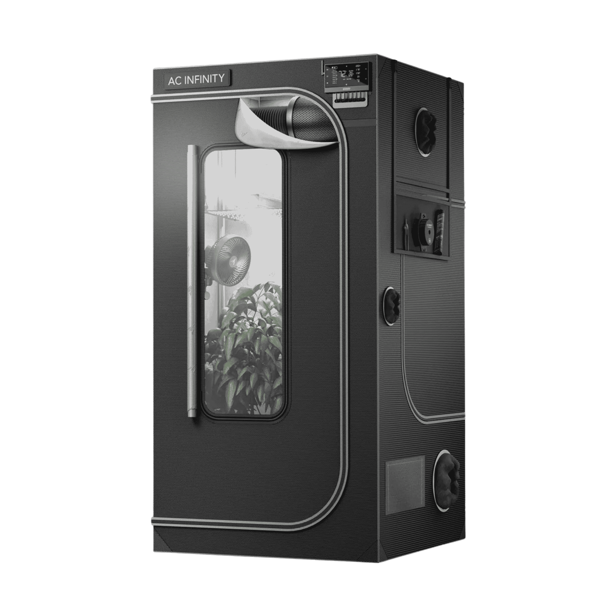 AC Infinity CLOUDLAB 733 Grow Tent — 0.9 x 0.9 x 1.8m Indoor Grow Tent with 2000D Canvas