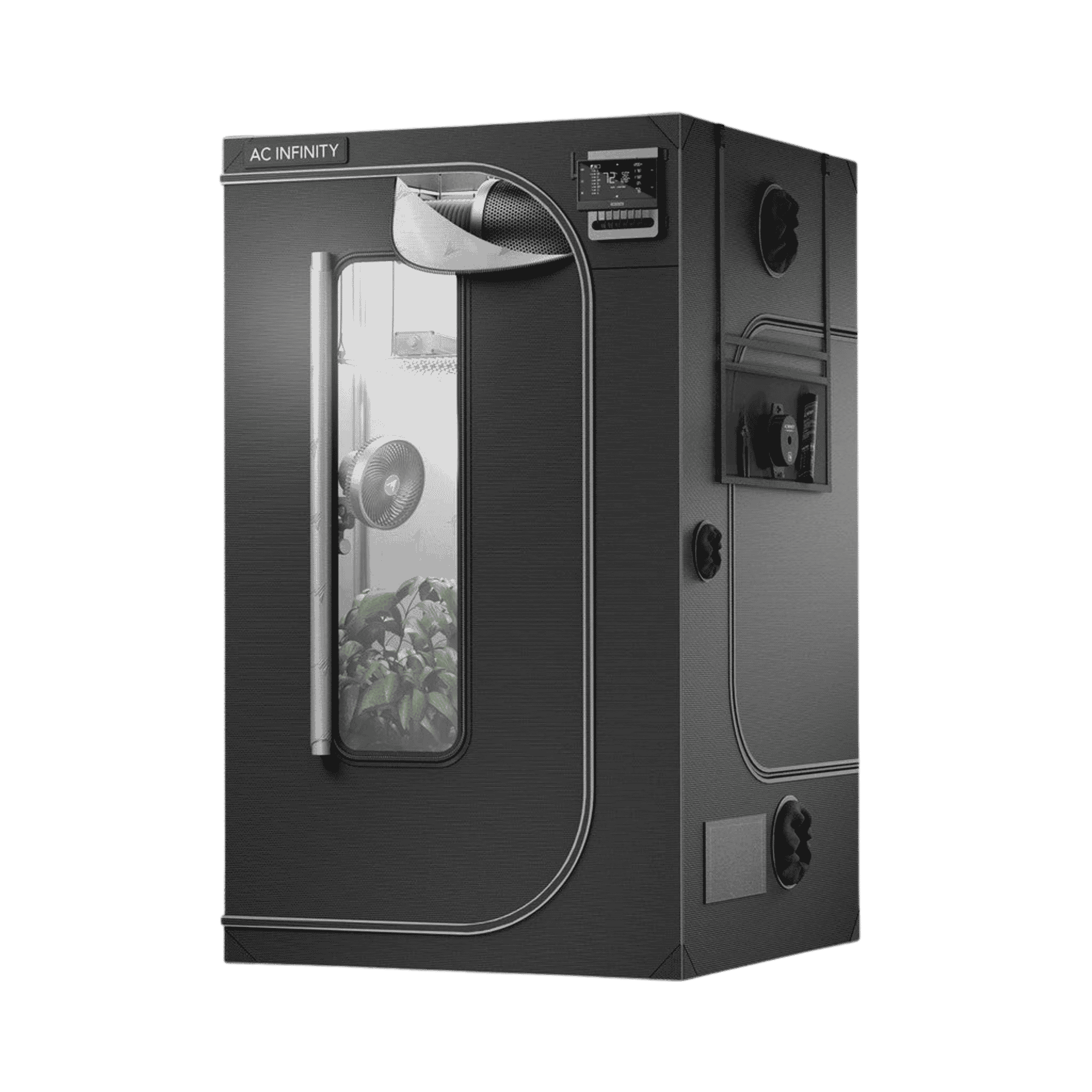 AC Infinity CLOUDLAB 844 Grow Tent — 1.22 x 1.22 x 2.03m Indoor Grow Tent with 2000D Canvas