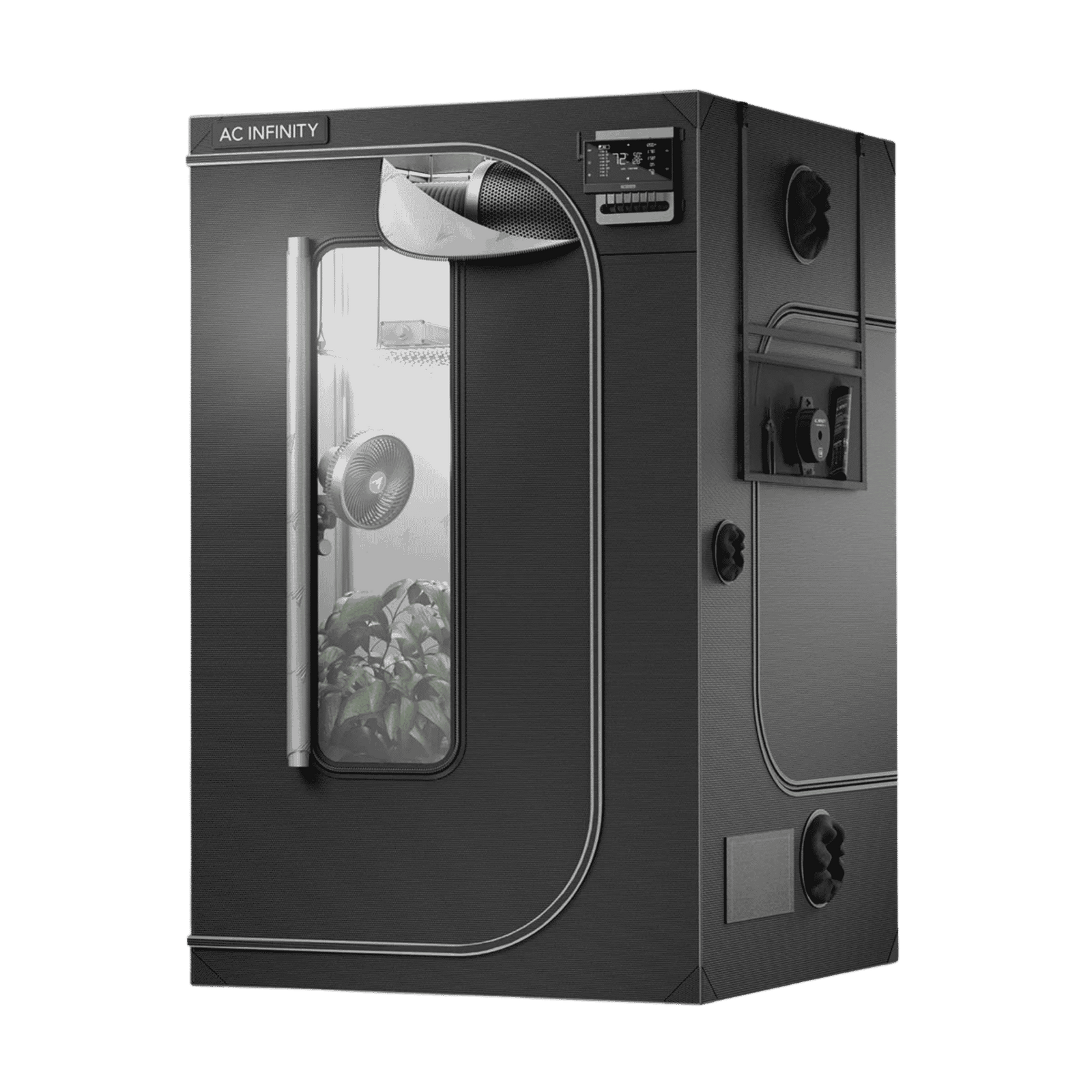 AC Infinity CLOUDLAB 866 Grow Tent — 1.5 x 1.5 x 2m Indoor Grow Tent with 2000D Canvas