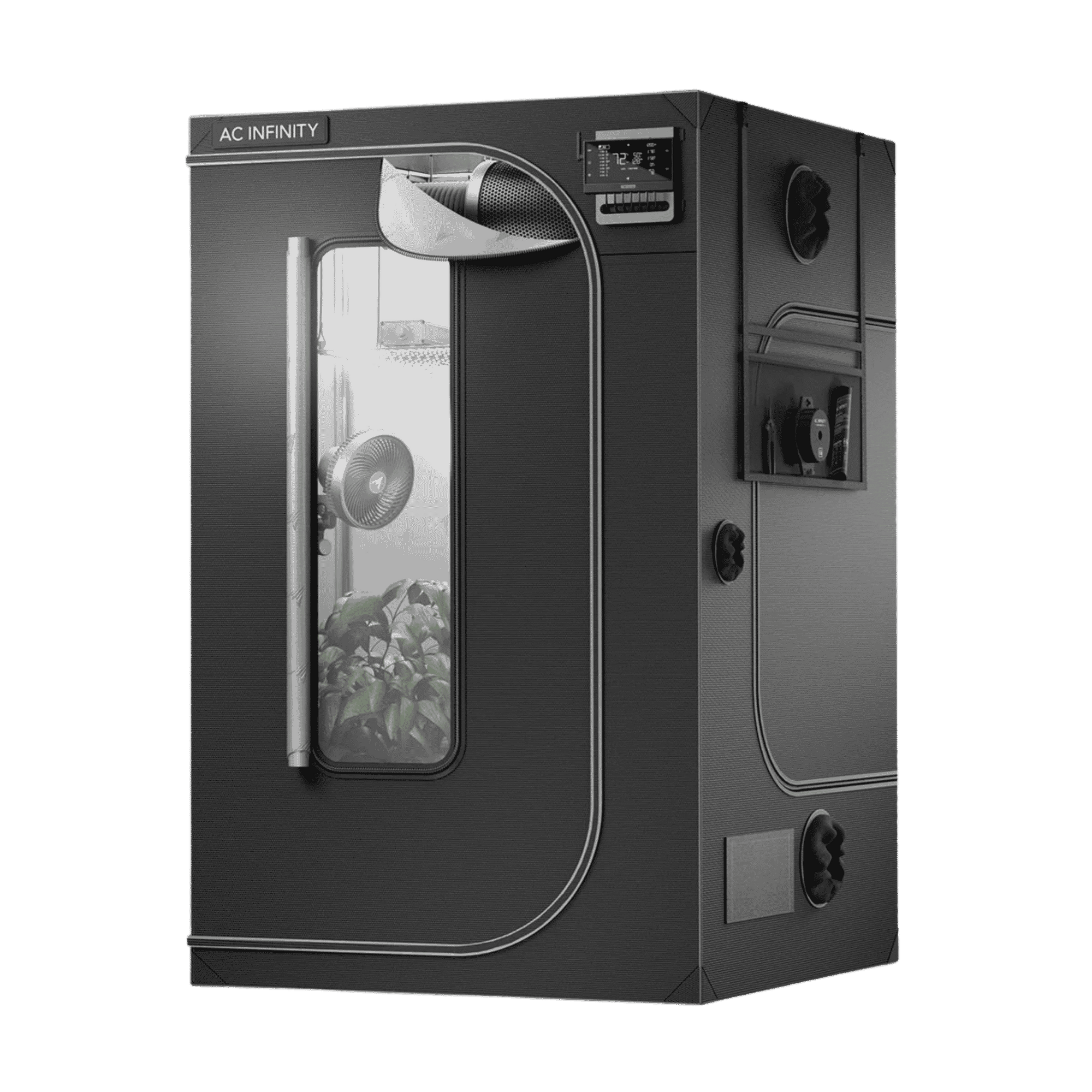 AC Infinity CLOUDLAB 866 Grow Tent — 1.5 x 1.5 x 2m Indoor Grow Tent with 2000D Canvas