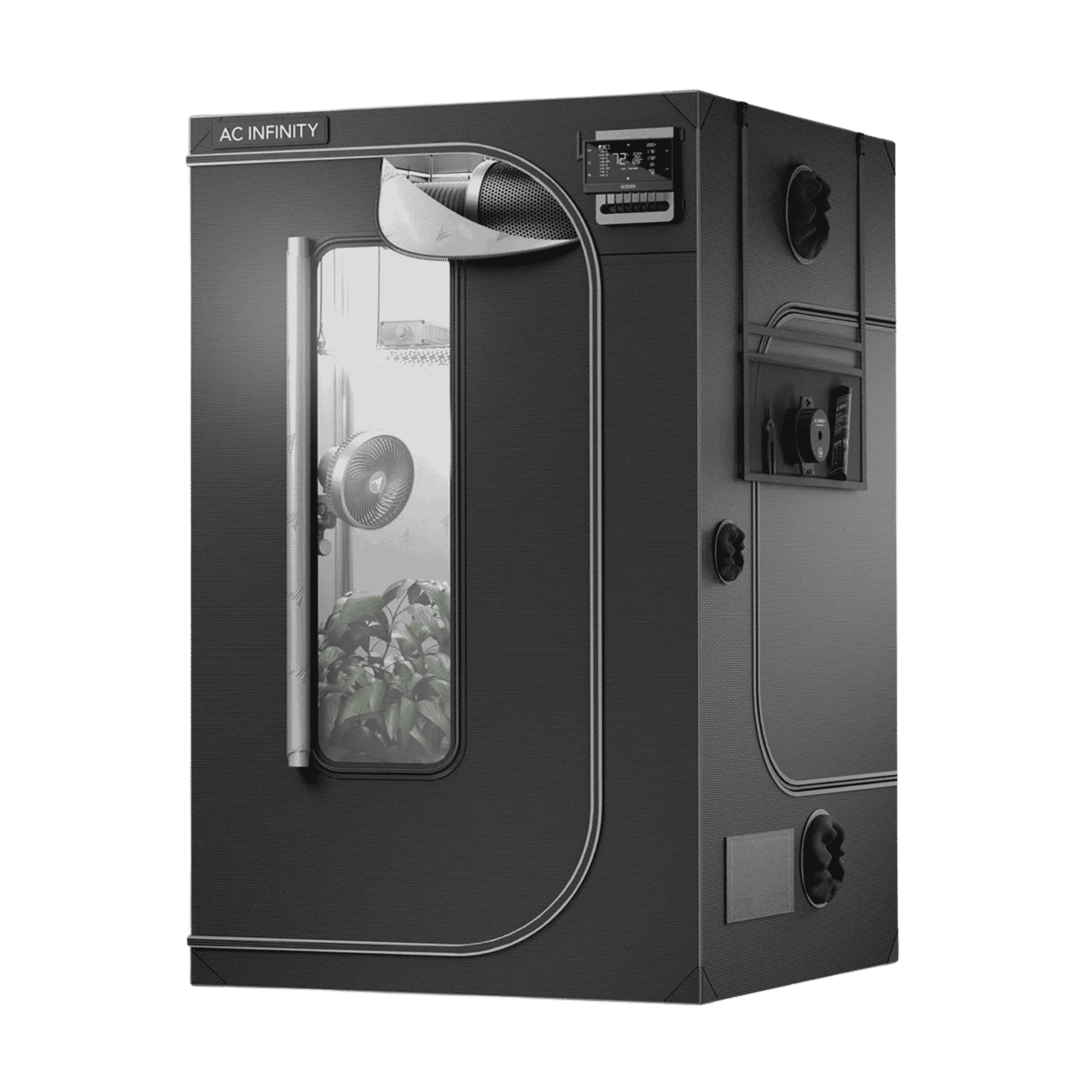 AC Infinity CLOUDLAB 866 Grow Tent — 1.5 x 1.5 x 2m Indoor Grow Tent with 2000D Canvas