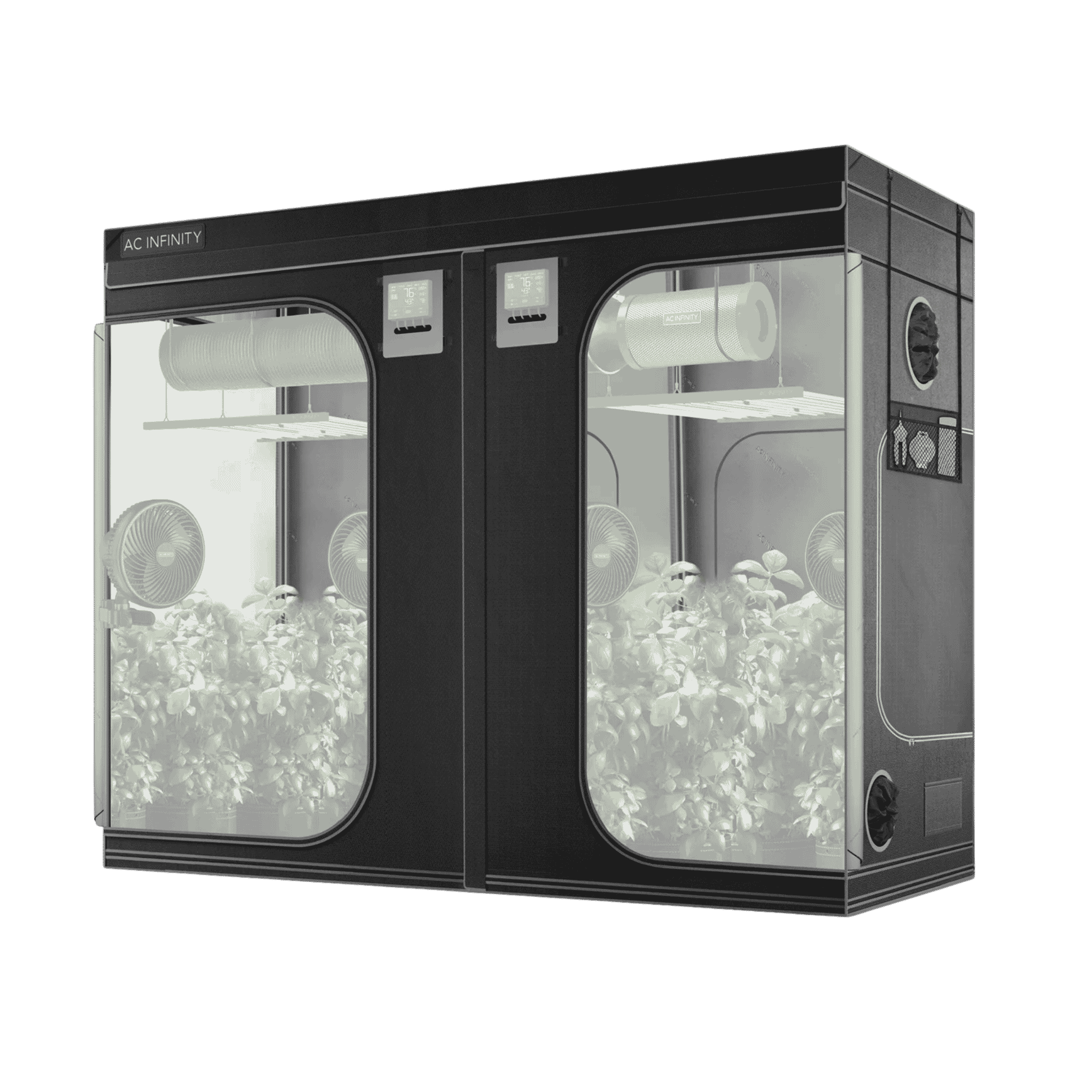 AC Infinity CLOUDLAB 894 Grow Tent — 1.2 x 2.4 x 2m Long Indoor Grow Tent with 2000D Canvas
