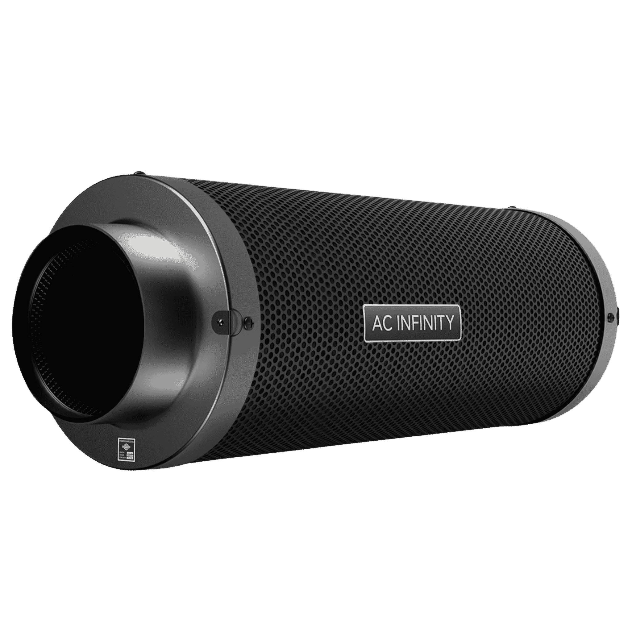 AC Infinity Carbon Filter 250mm — RC412 Activated Charcoal Grow Tent Odour Filter