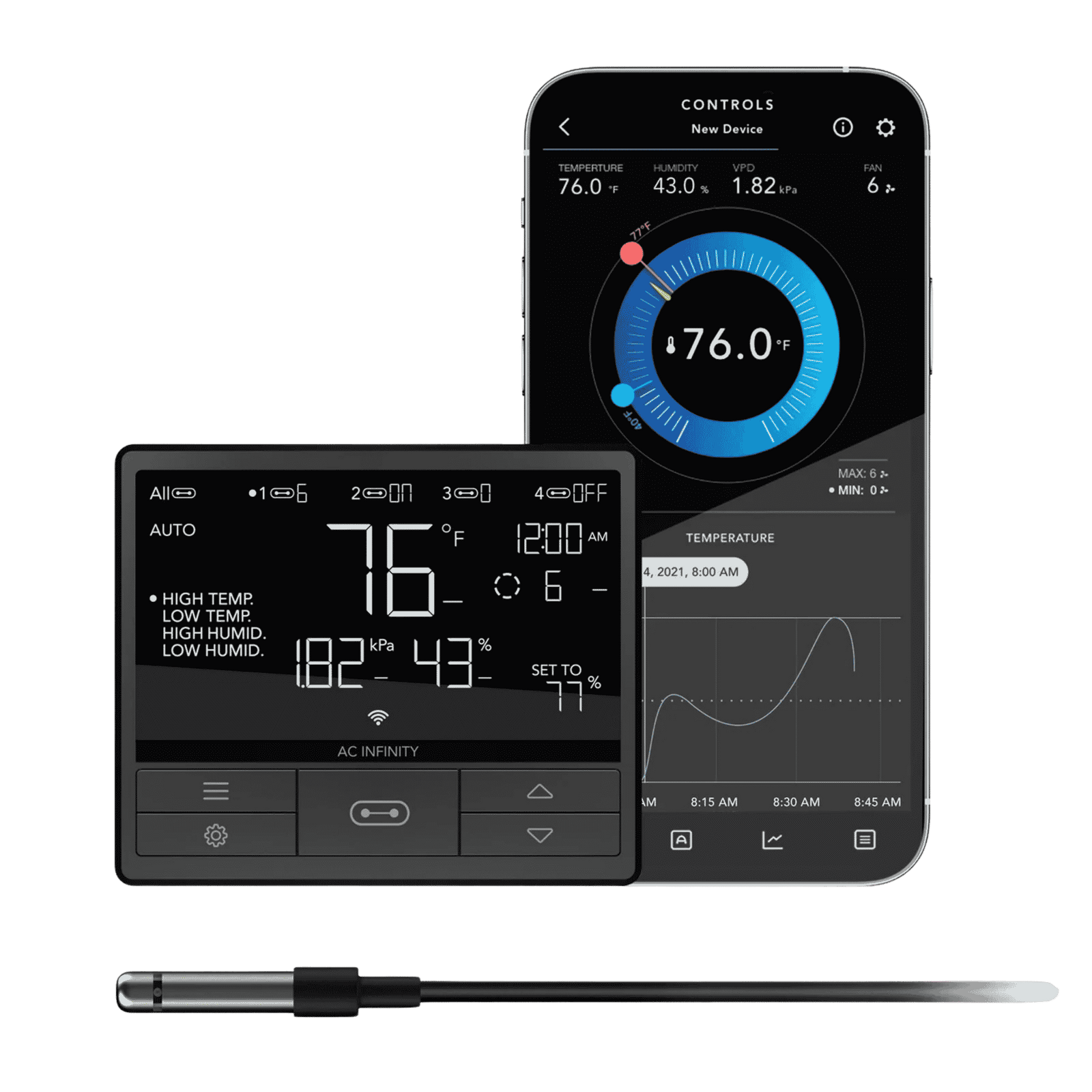 AC Infinity Controller 69 Pro — 4-Port UIS Smart Climate Controller for Grow Room Automation