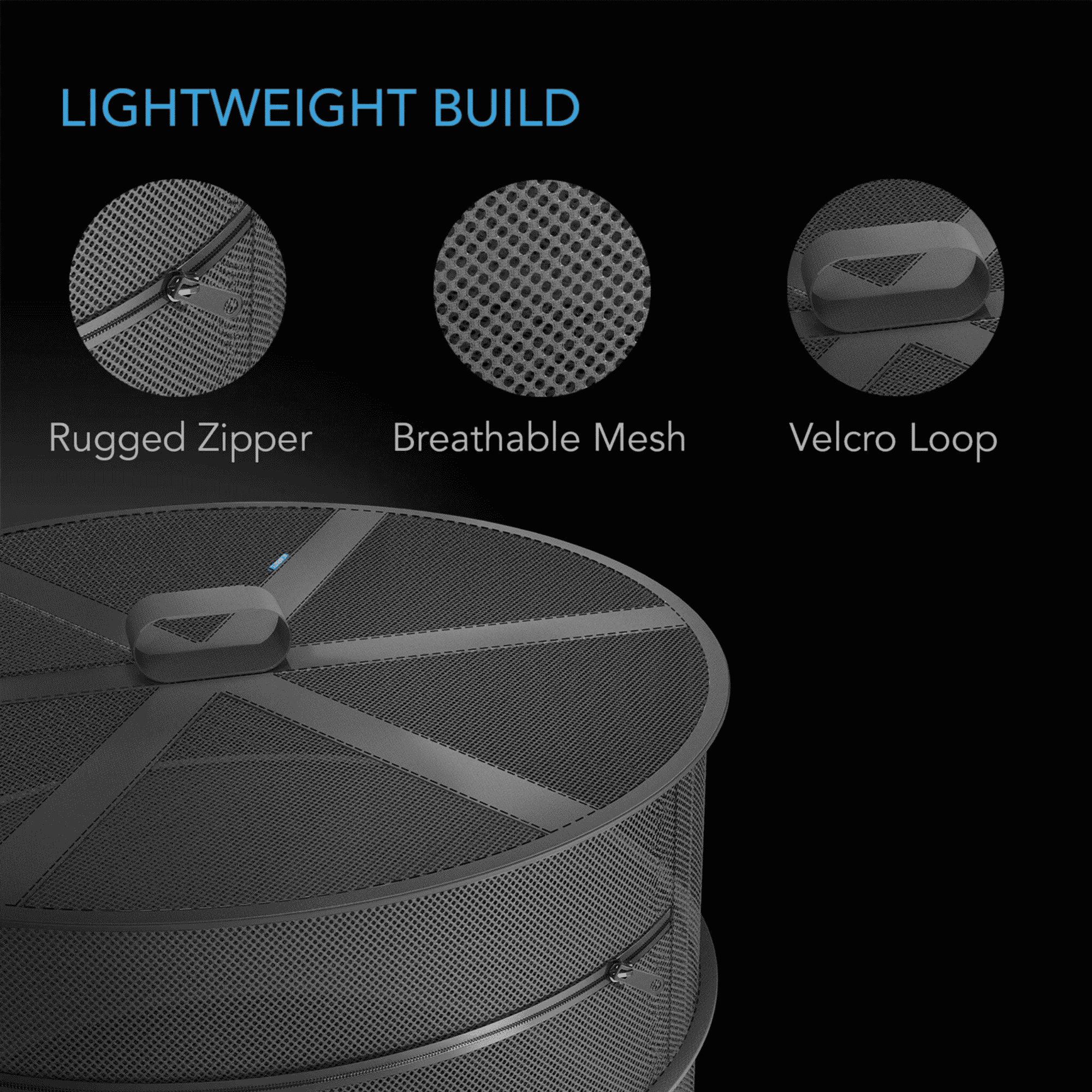 AC Infinity Drying Rack lightweight build — fibreglass frame & nylon mesh trays
