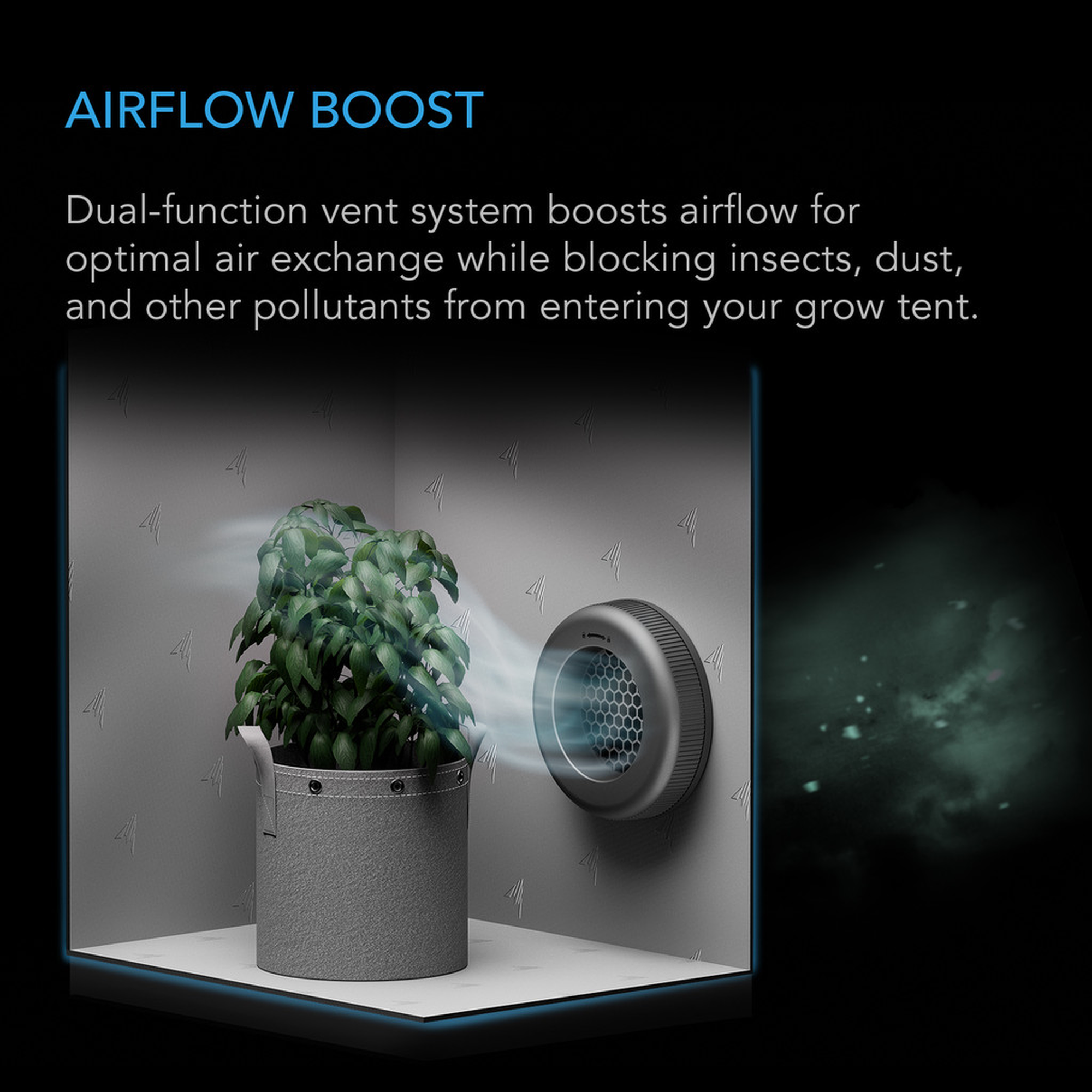 AC Infinity Duct Vent — Airflow Boost