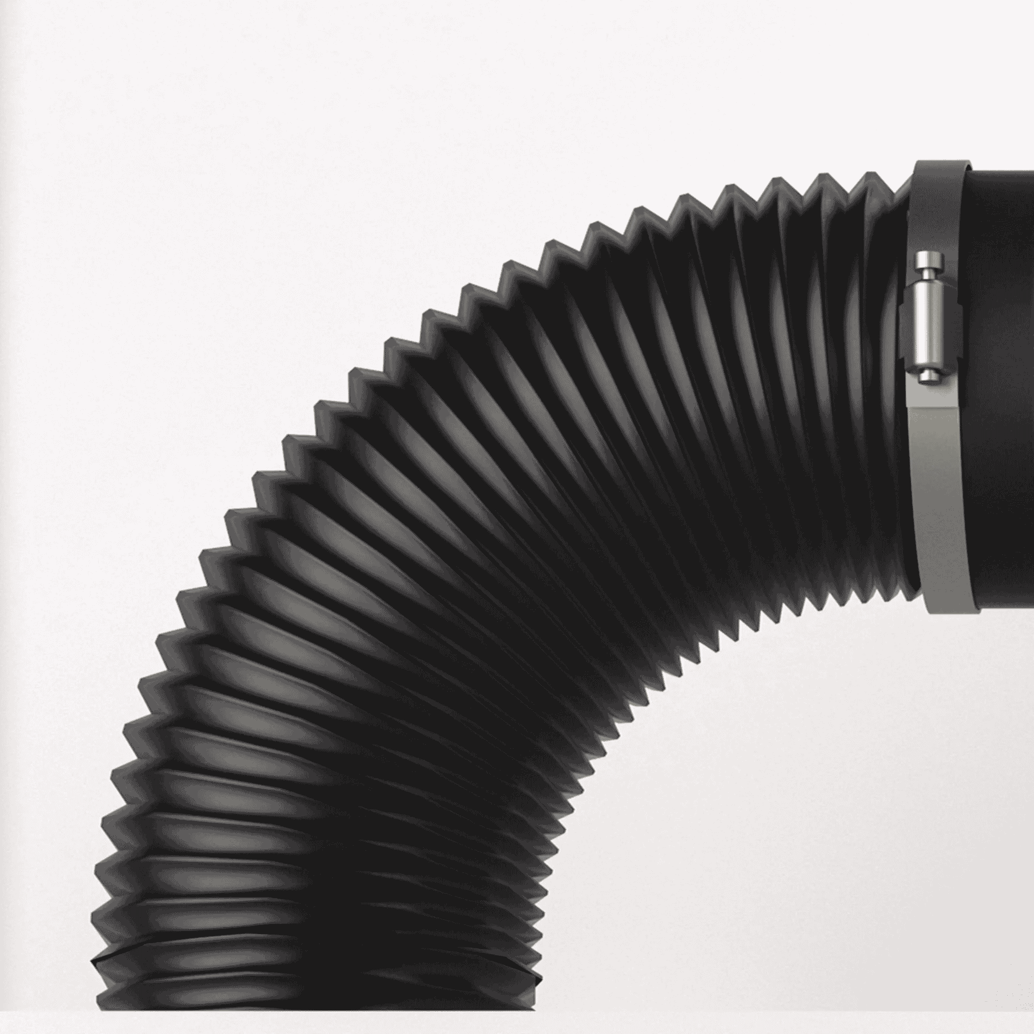AC Infinity Ducting concept art — flexible aluminium duct in grow tent ventilation setup