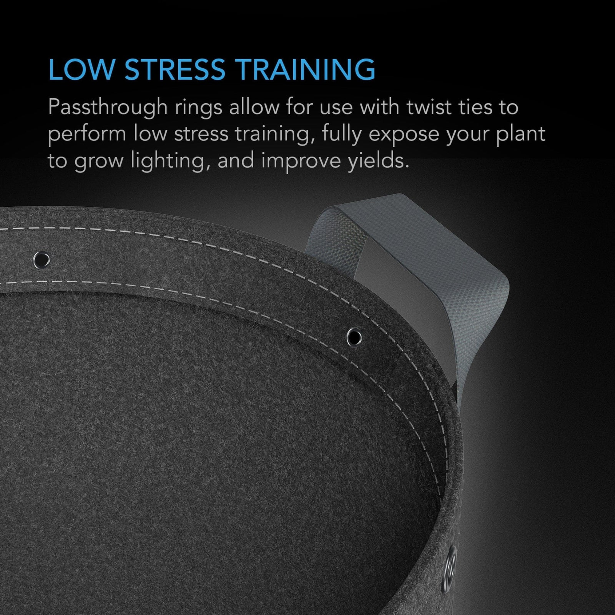 AC Infinity Fabric Pots — 5PK 5 Gallon — Low Stress Training