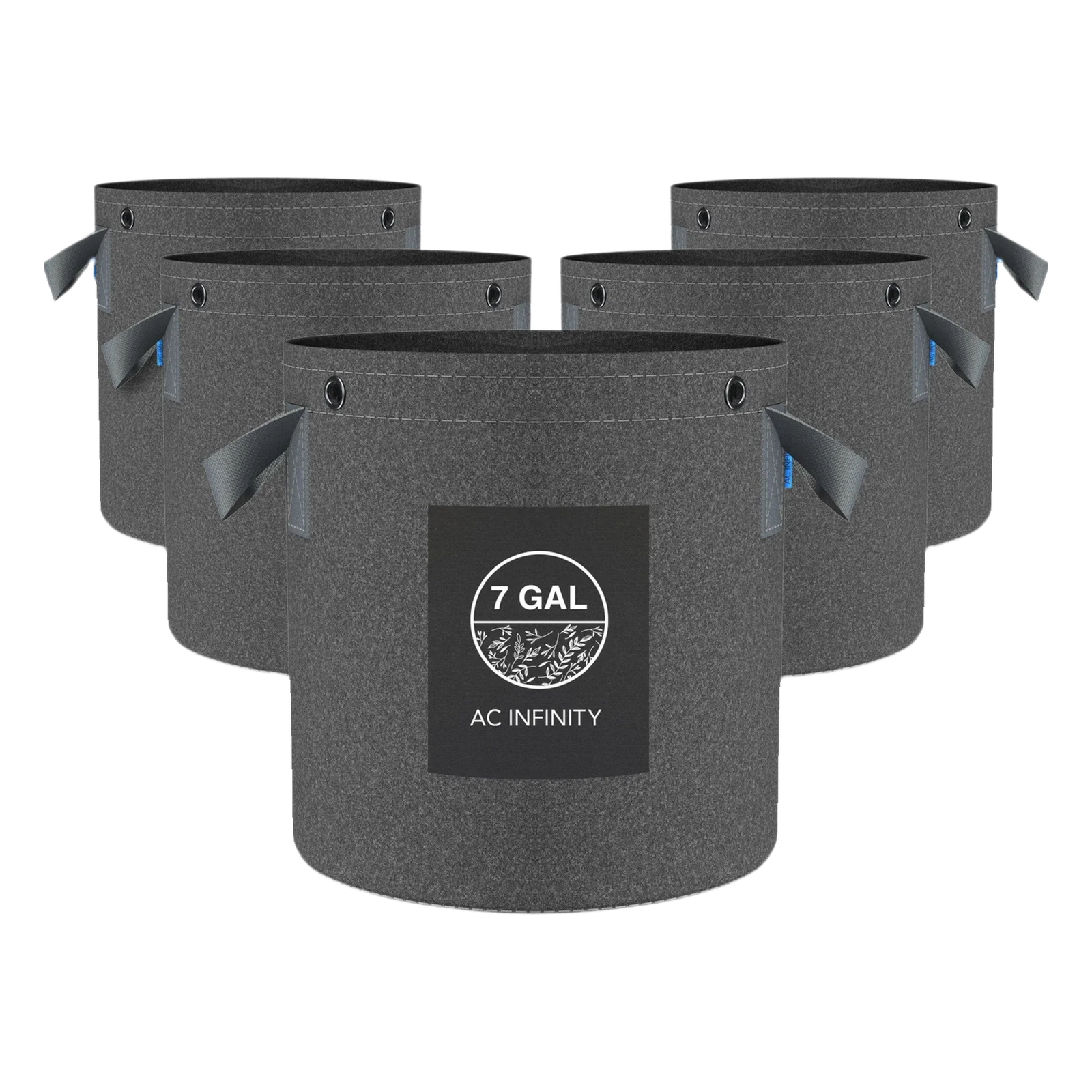 AC Infinity Fabric Pots — 5PK 7 Gallon