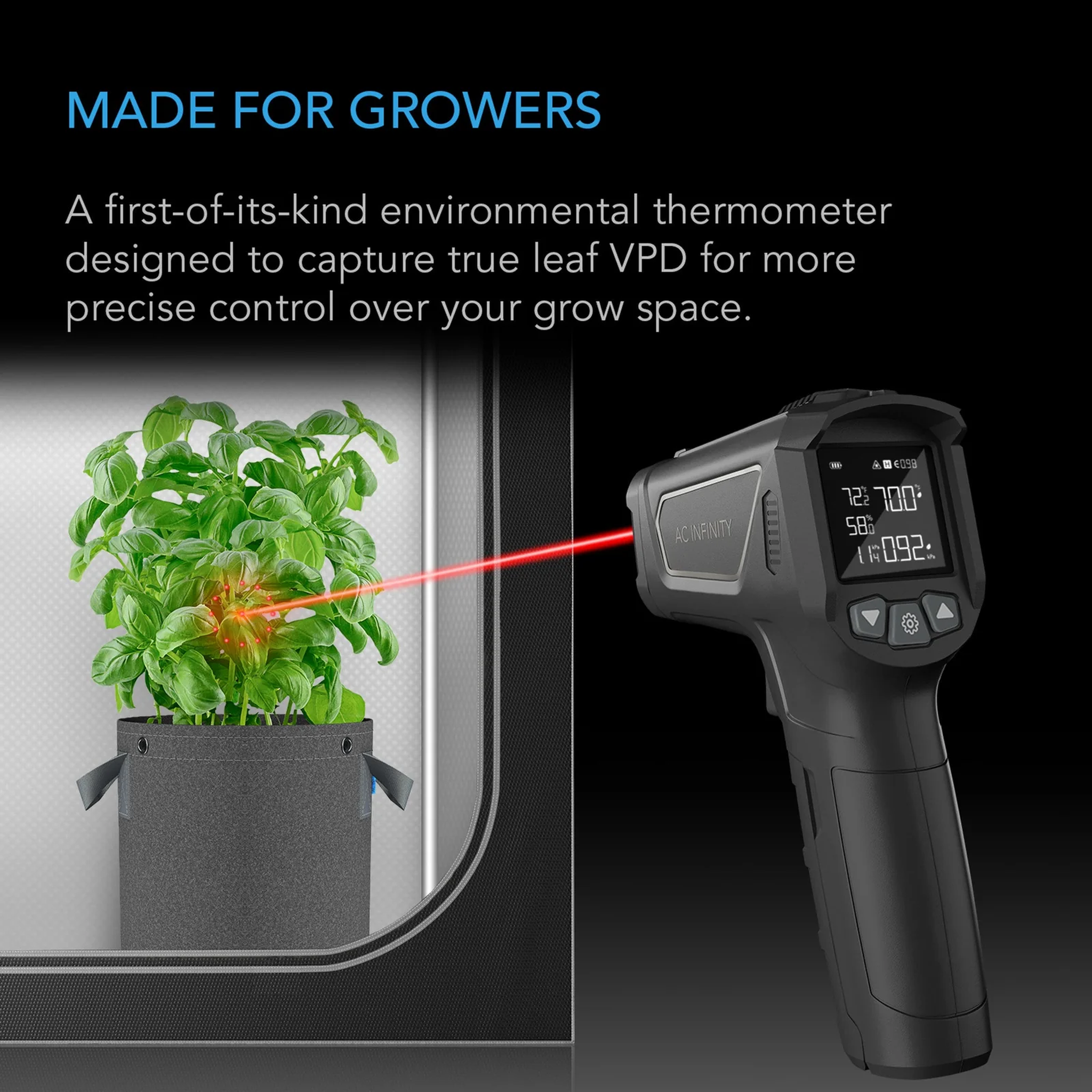 AC Infinity Handheld VPD Monitor — Made For Growers