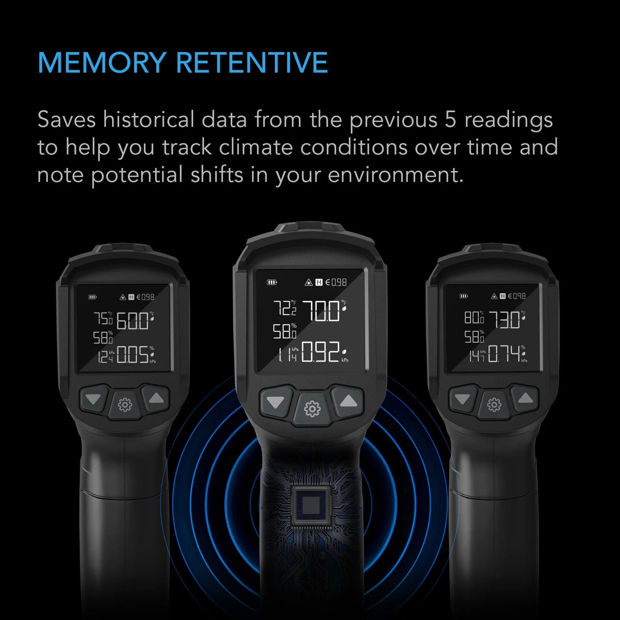 AC Infinity Handheld VPD Monitor — Memory Retentive