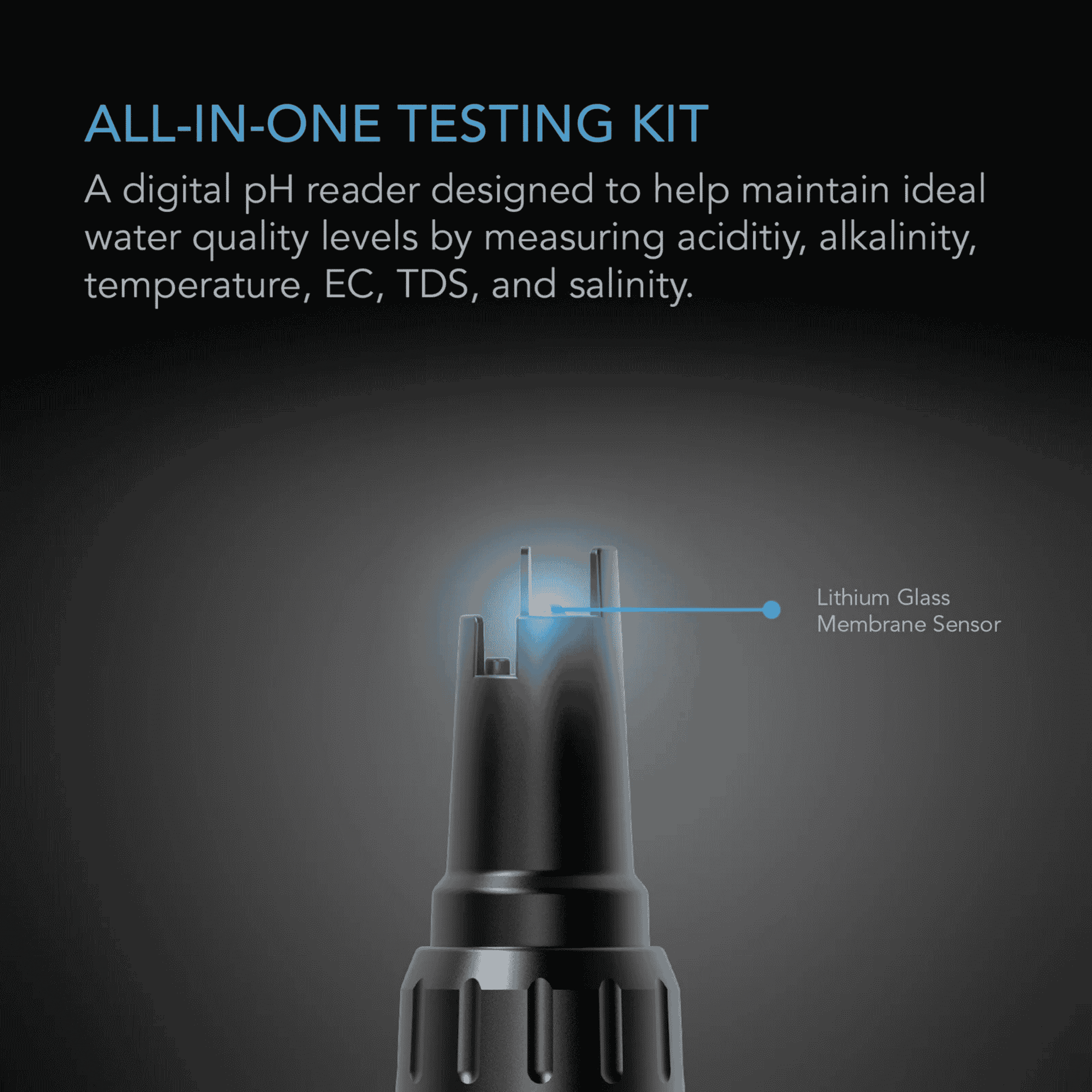 AC Infinity Hydroponic Meter PRO Kit all-in-one testing — pen carrying case & calibration solutions