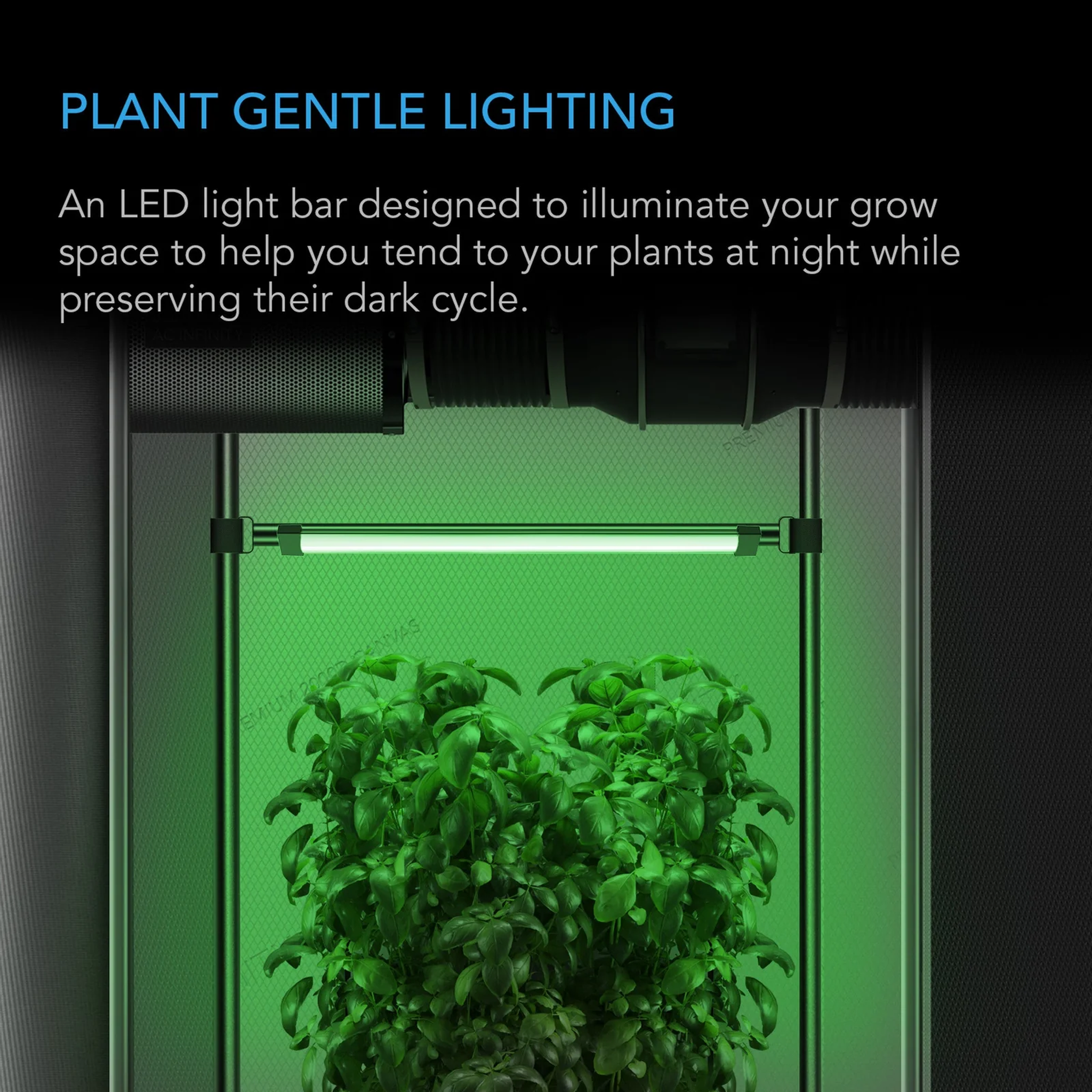 AC Infinity IONBEAM Green — Plant-Gentle Lighting