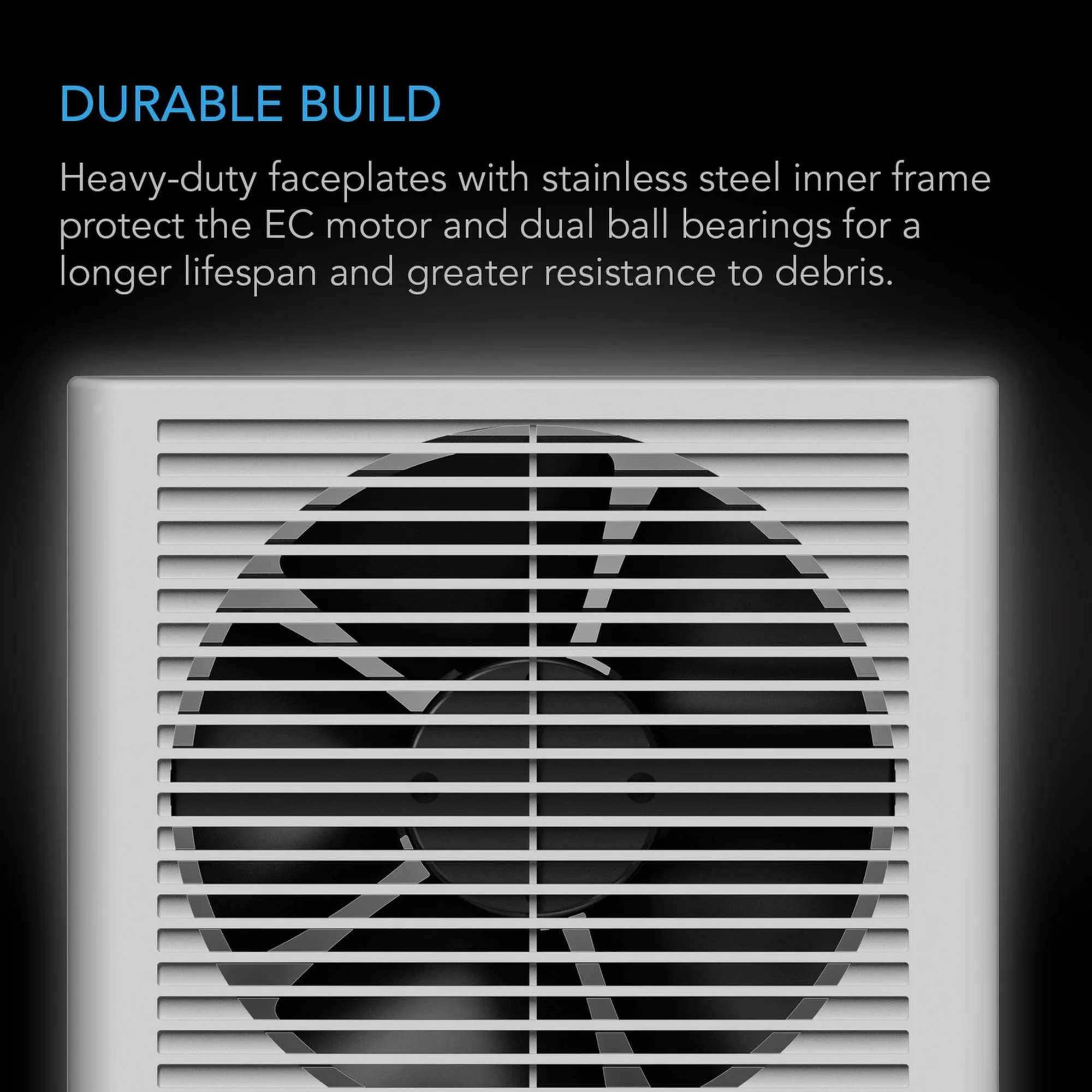AC Infinity Room to Room Fan — Durable Build
