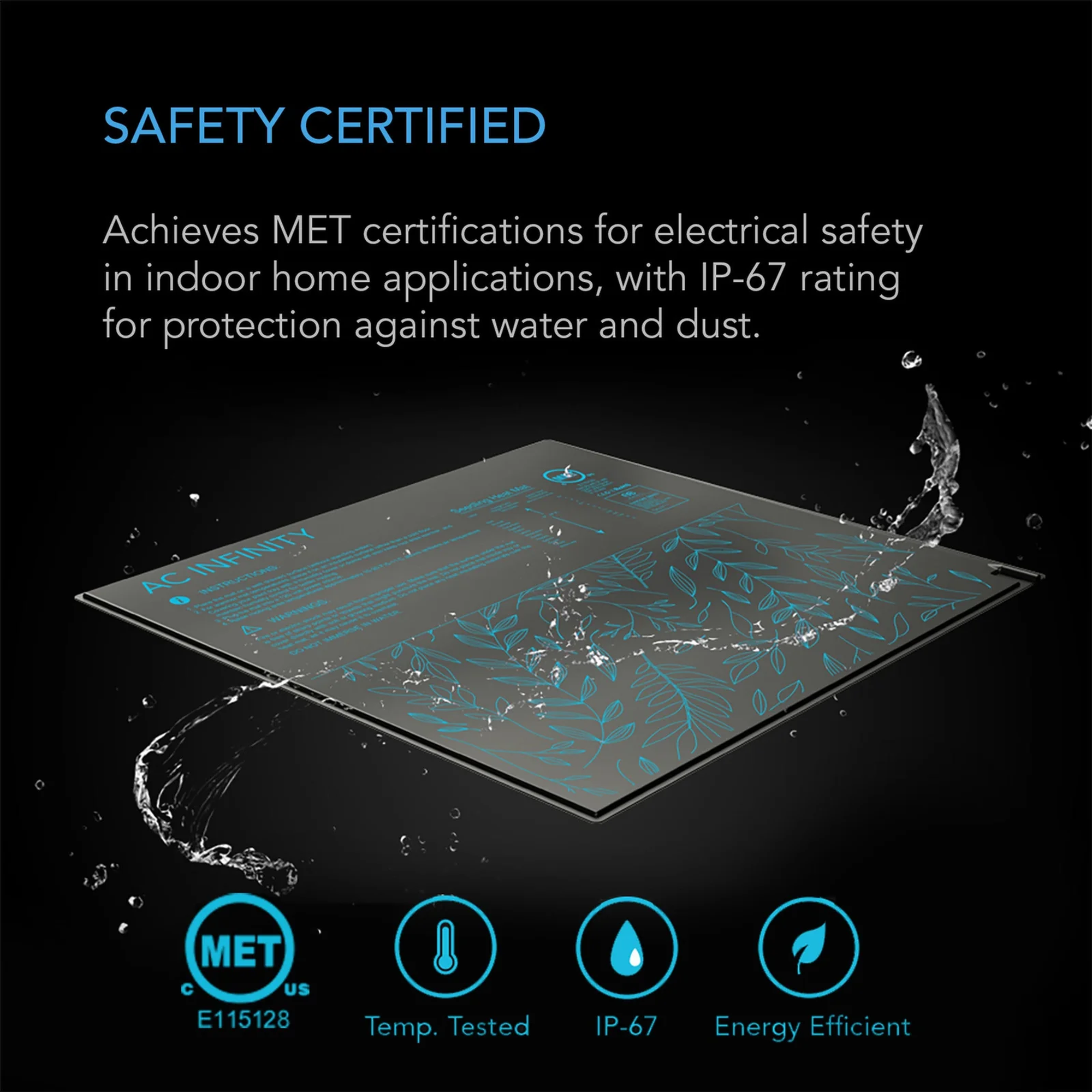 AC Infinity SUNCORE — Safety Certified