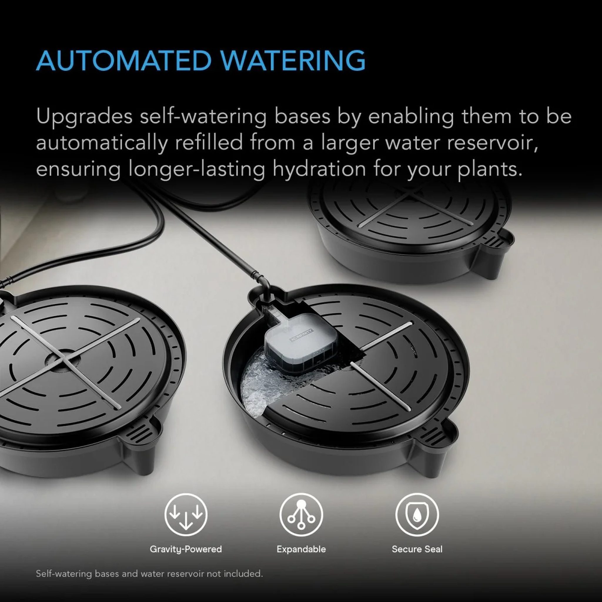 AC Infinity Self Watering Base Valve Kit — Automated Watering
