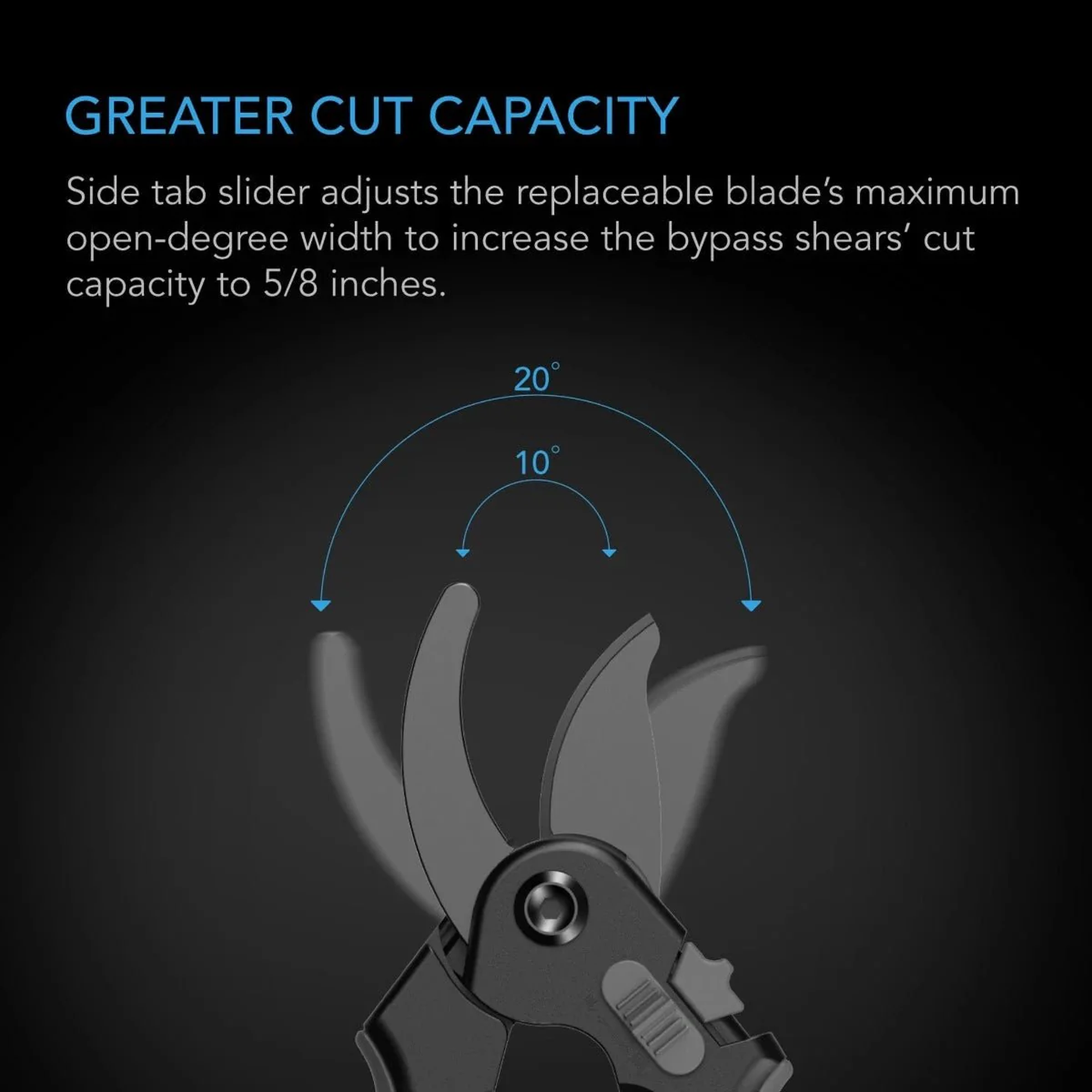 AC Infinity Stainless Steel Bypass Secateurs — Greater Cut Capacity