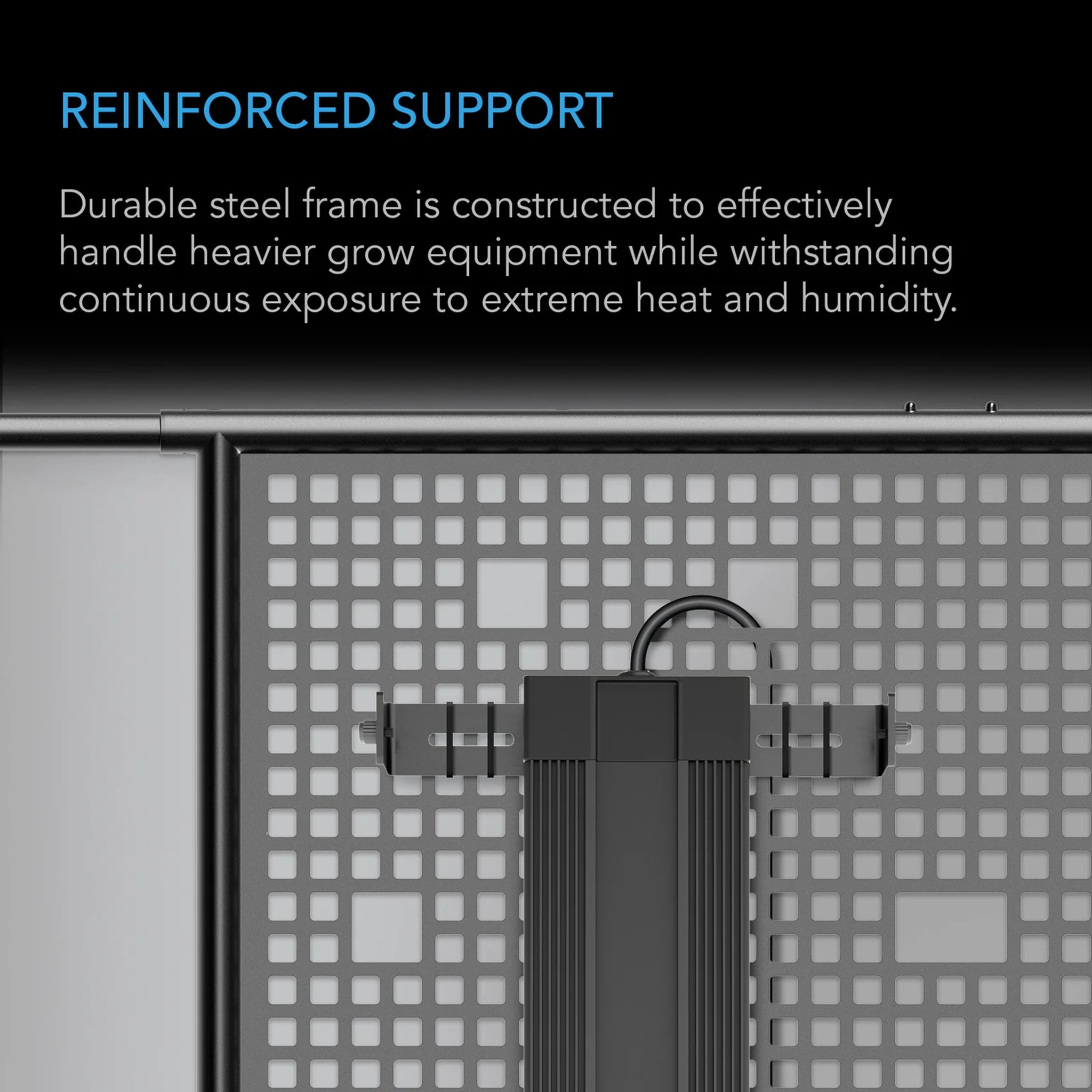 AC Infinity Tent Equipment Board — Reinforced Support